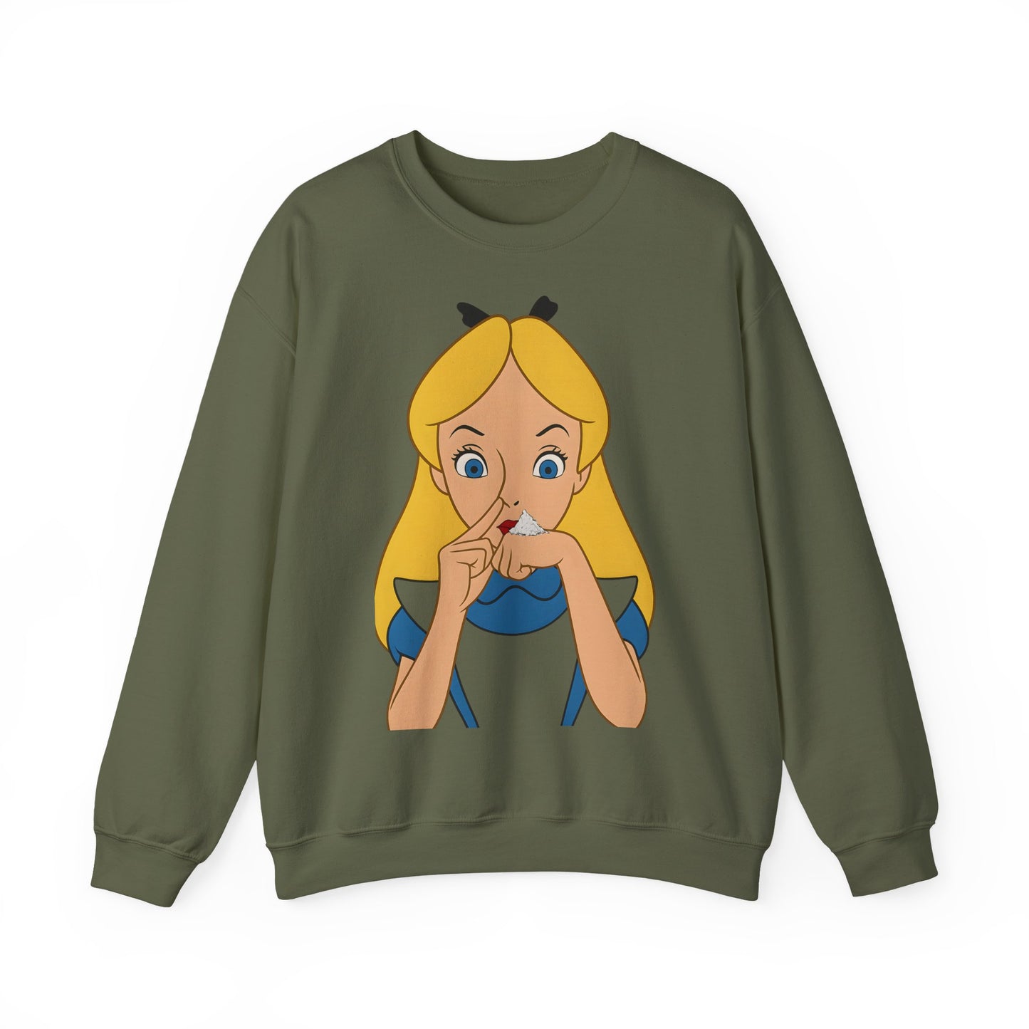 Sweatshirt – Satire Sweatshirt – "Alice im Rausch" Pop-Art Design | True Insights Design mit Humor