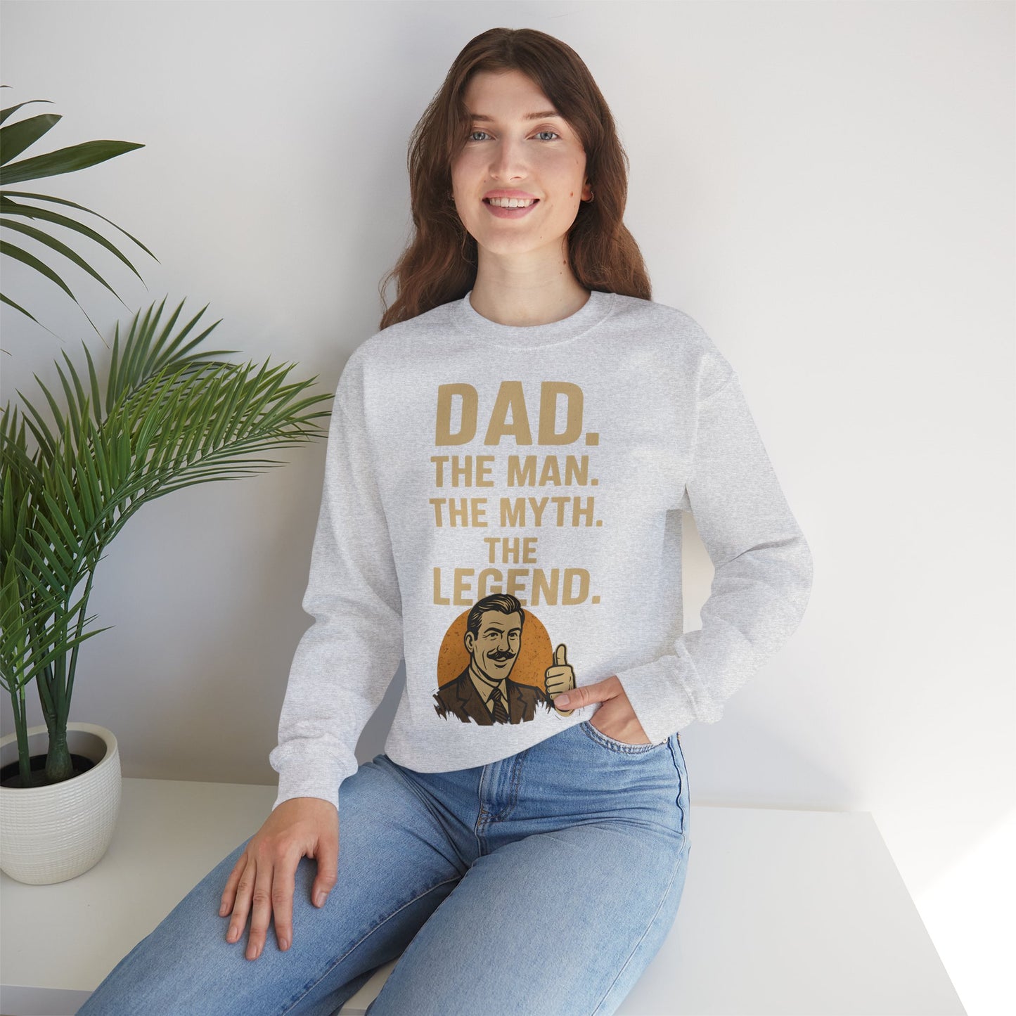 Sweatshirt – DAD. THE MAN. THE MYTH. THE LEGEND. - Sweatshirt für echte Legenden | True Insights Design mit Humor