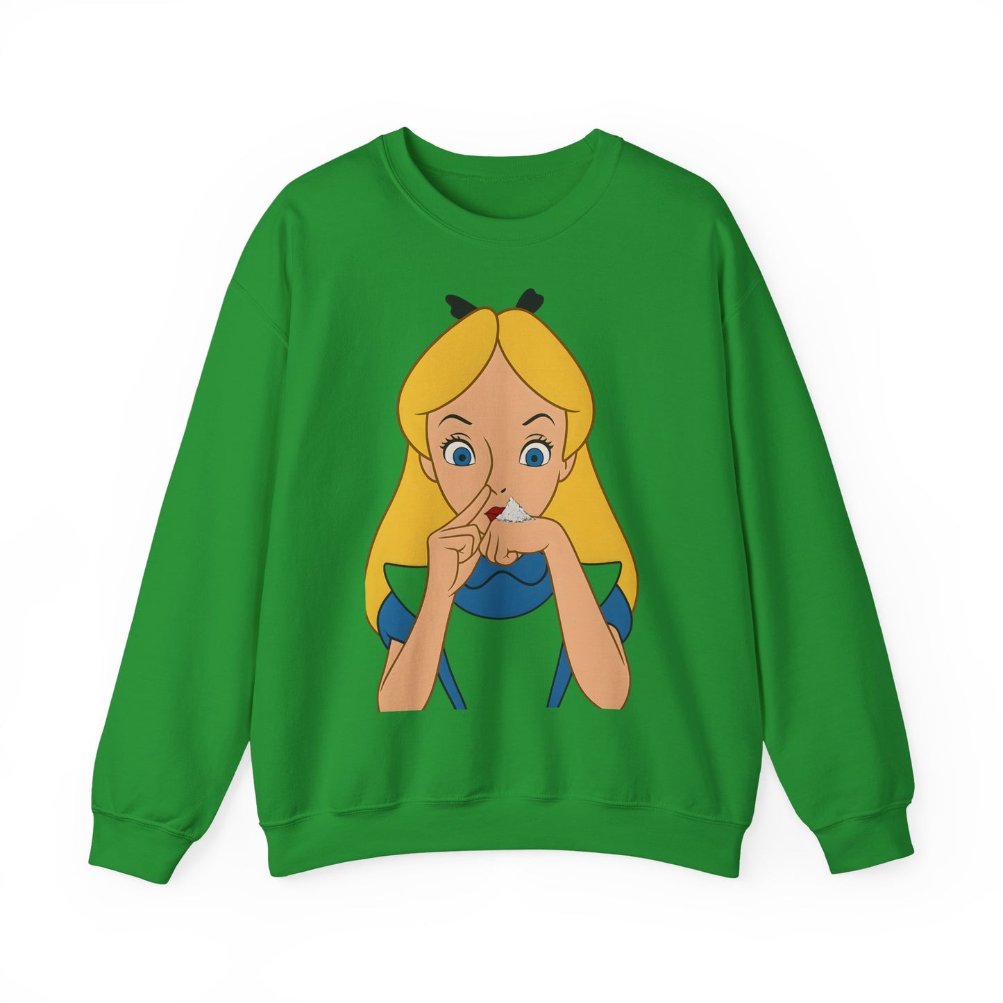 Sweatshirt – Satire Sweatshirt – "Alice im Rausch" Pop-Art Design | True Insights Design mit Humor