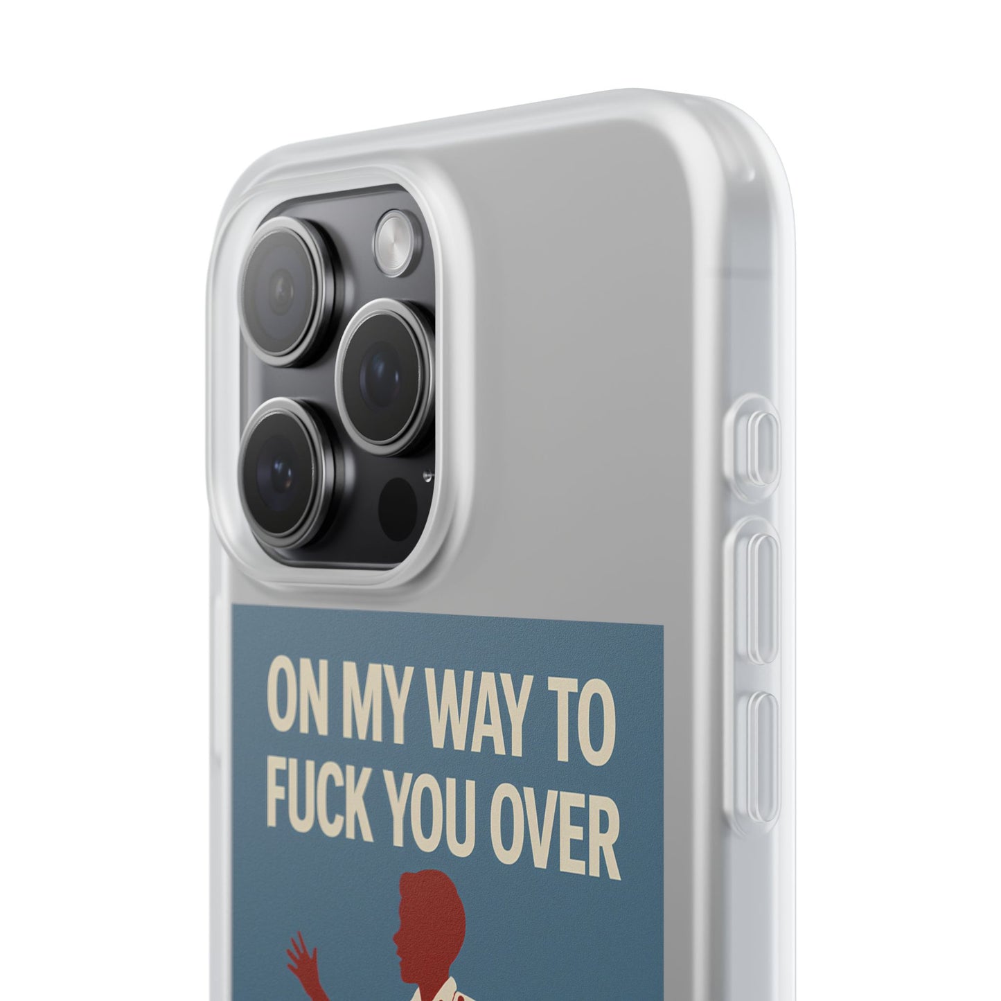 Sarkastische Handyhülle – „On my way to f*ck you over“ | Retro-Rennkind mit Punch-Phone Case-True Insights