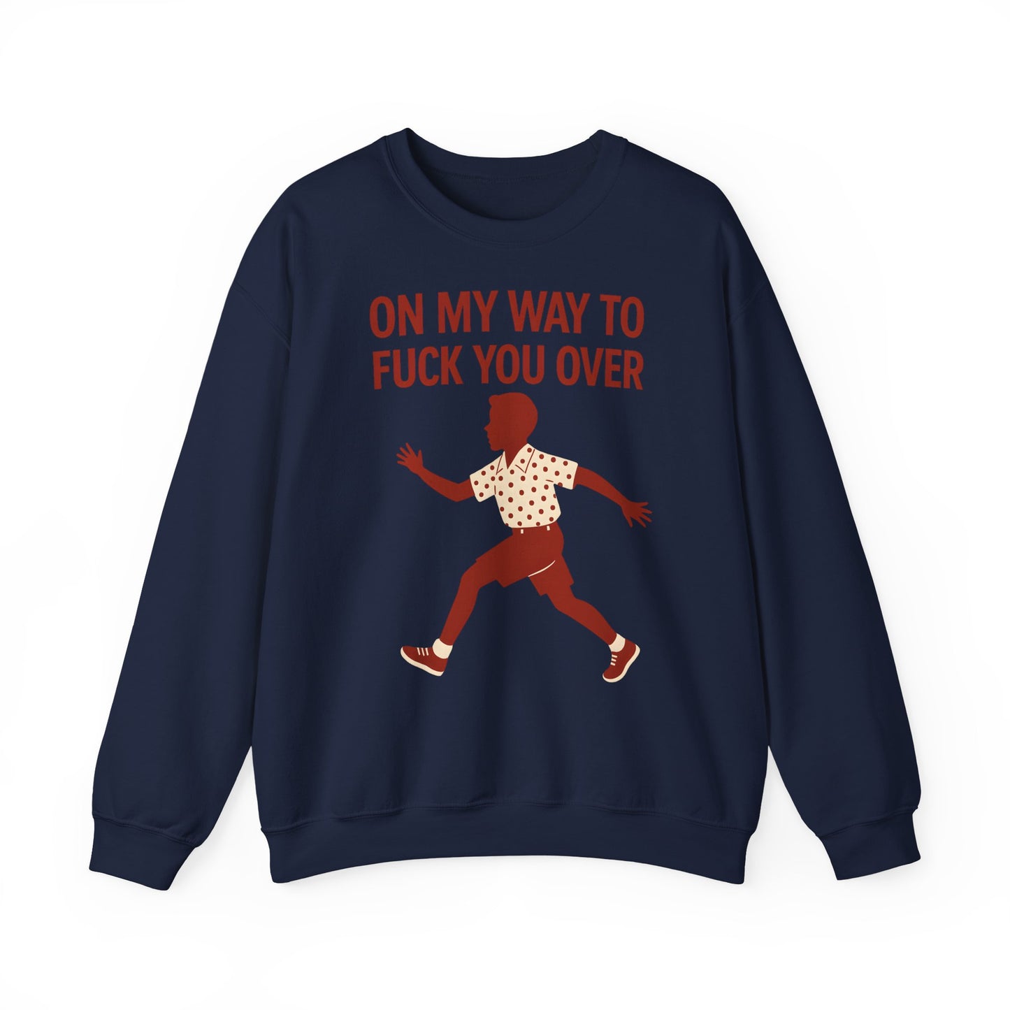 Sweatshirt – I Come to F*** You Over Sweatshirt – Provokantes Statement mit Humor | True Insights Design mit Humor
