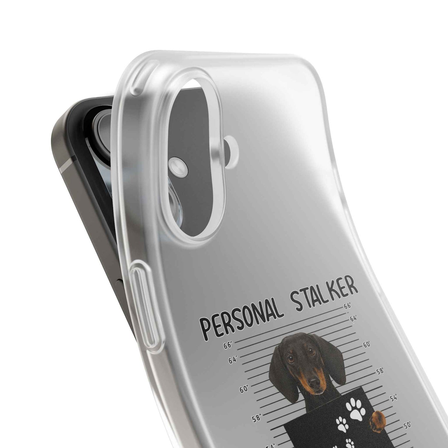 Dachshund Phone Case - Personal Stalker Design, Dog Lover Gift, Funny Pet Accessory, Cute Dog Case, Animal Lover Phone Cover