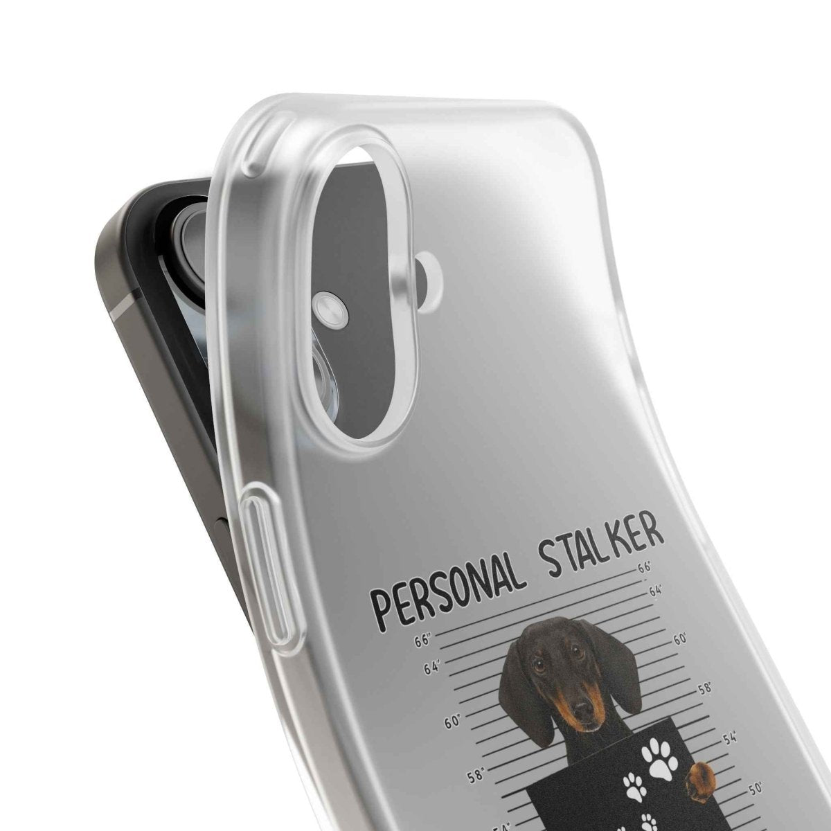 Dachshund Phone Case - Personal Stalker Design, Dog Lover Gift, Funny Pet Accessory, Cute Dog Case, Animal Lover Phone Cover