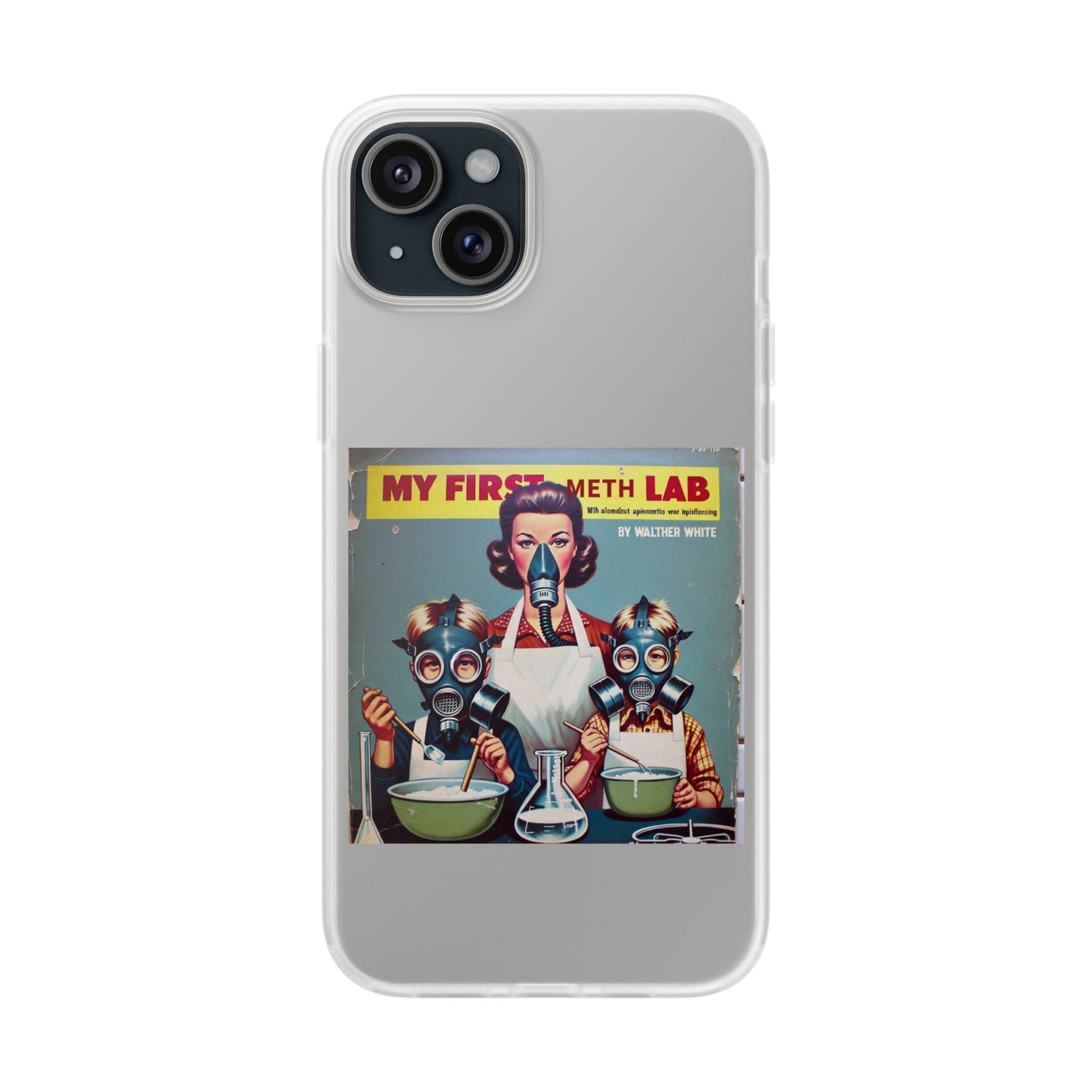 „My First Meth Lab“ Handyhülle – Schwarzer Humor im Retro-Look-Phone Case-True Insights