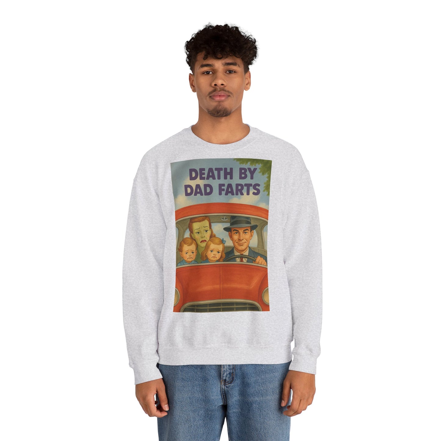 Sweatshirt – Dead by Dad Farts Sweatshirt – Lustiges Geschenk für Familien mit Humor | True Insights Design mit Humor