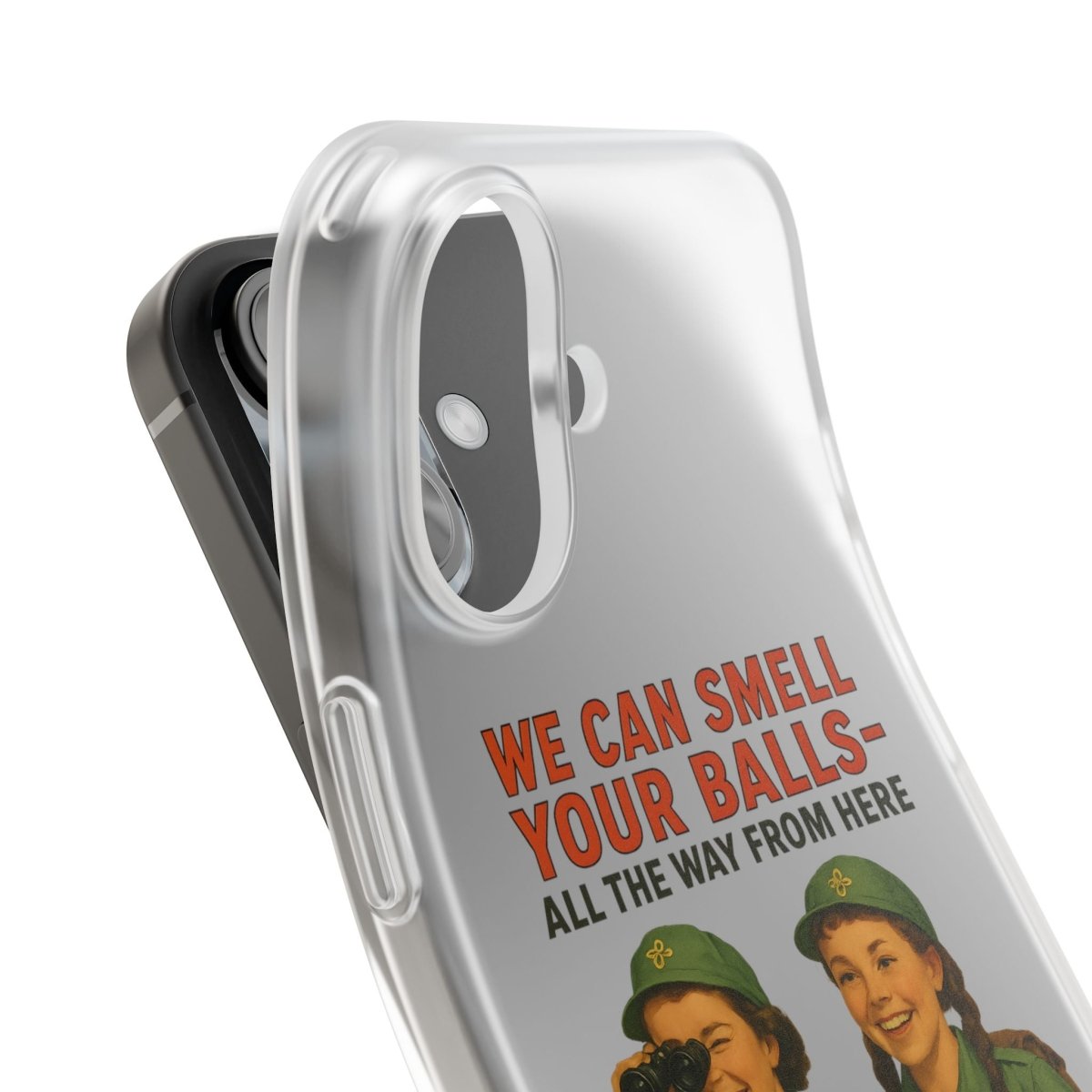 We Can Smell Your Balls – Satirische Handyhülle im Retro-50s-Stil-Phone Case-True Insights