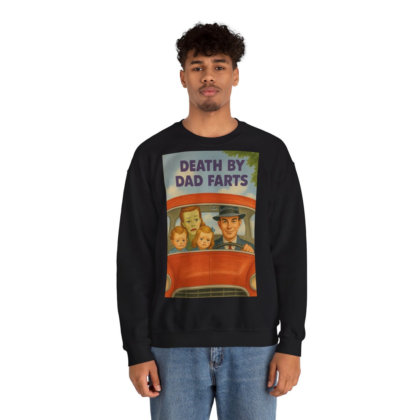 Sweatshirt – Dead by Dad Farts Sweatshirt – Lustiges Geschenk für Familien mit Humor | True Insights Design mit Humor