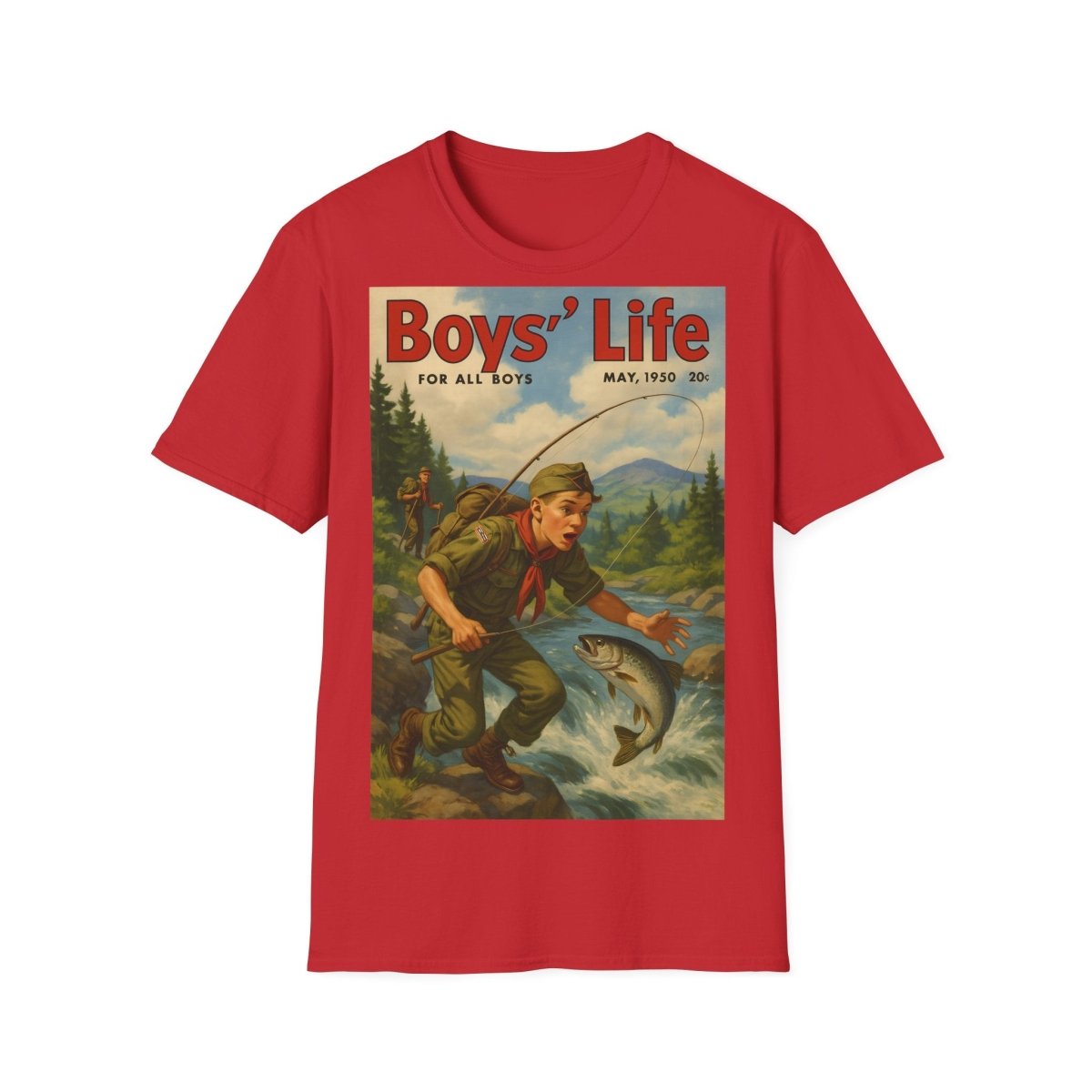 Vintage Motiv – Vintage „Boys’ Life“ T-Shirt – Retro-Pfadfinder-Motiv | True Insights Design mit Humor