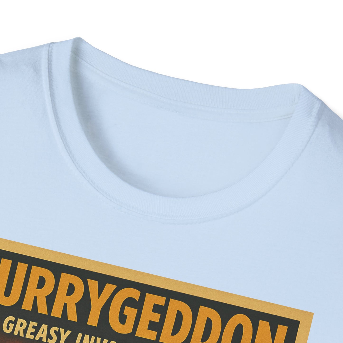 Vintage Motiv – CurryGeddon T-Shirt - Retro Horror Design | True Insights Design mit Humor