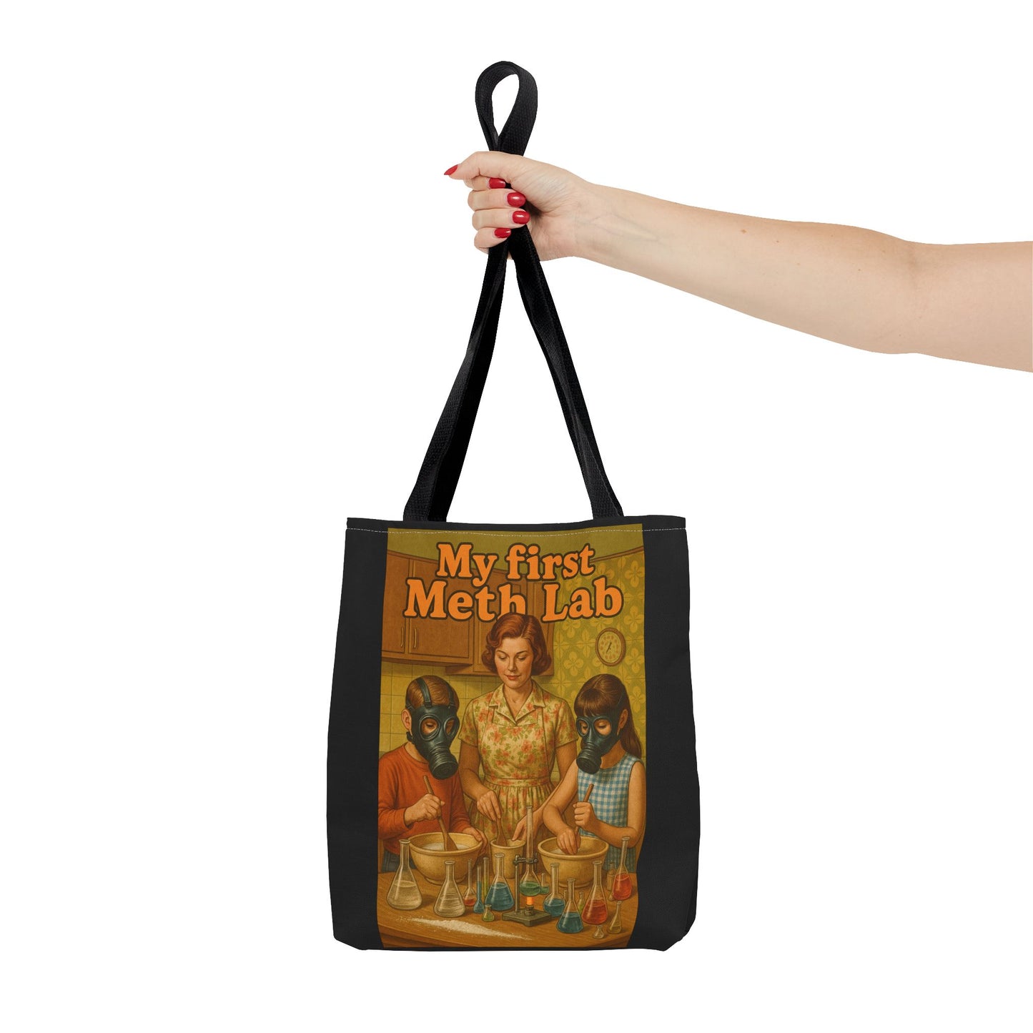 Retro My First Meth Lab. Tote Bag