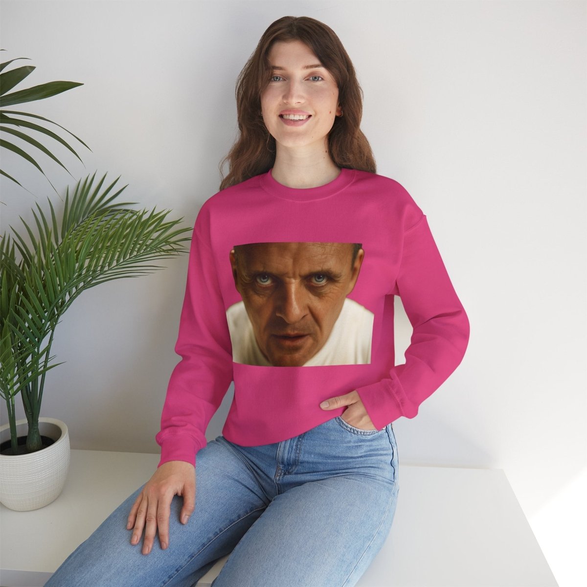 Sweatshirt – Intensivblick – Kultfilm-Sweatshirt mit ikonischem Motiv | Für Thriller-Fans & Satire-Liebhaber | True Insights Design mit Humor
