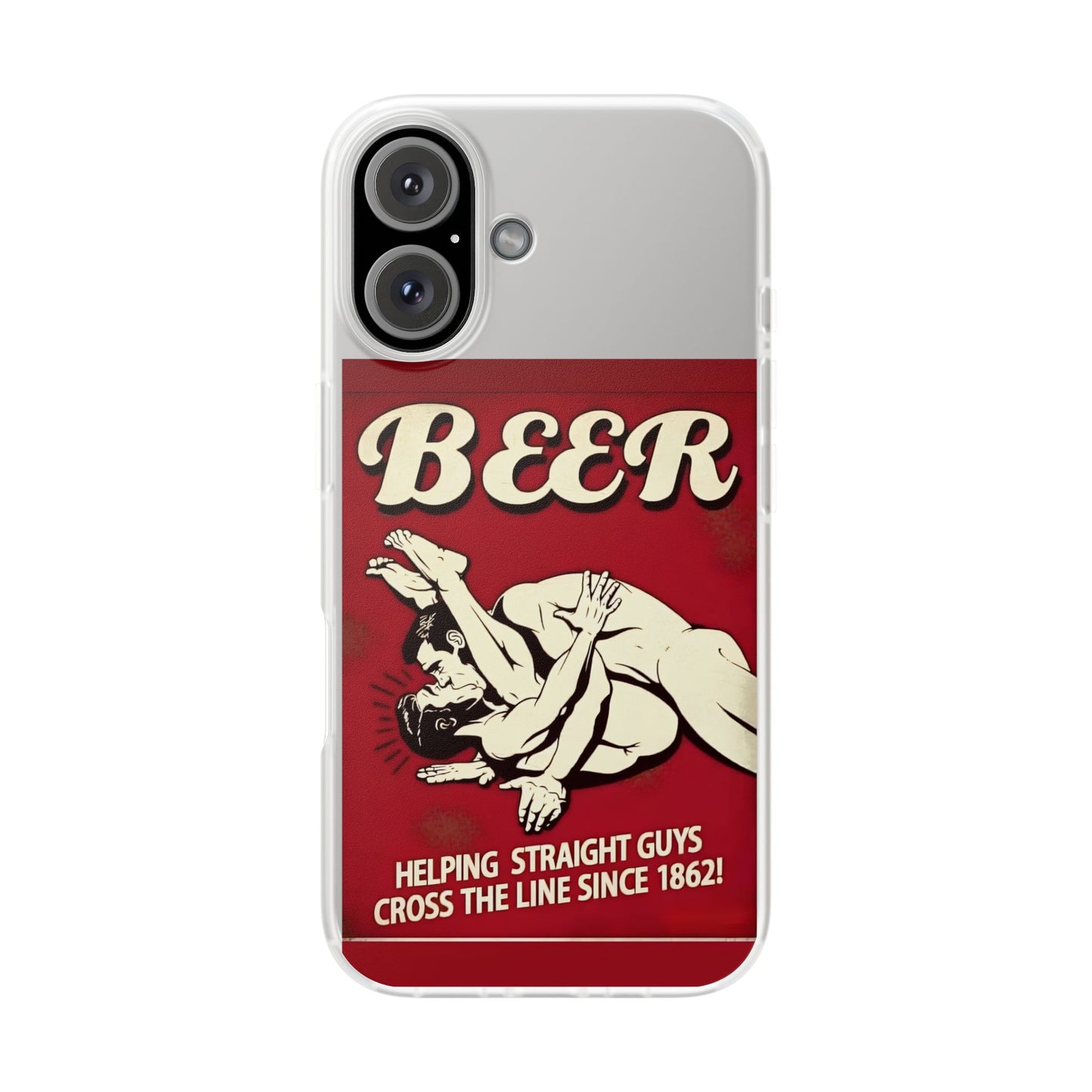 Helping Straight Guys Handyhülle – Retro Bier-Spruch als Design-Statement | Lustiges LGBTQ-Motiv-Phone Case-True Insights