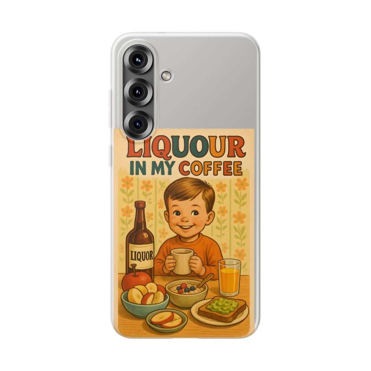 Handyhülle – „Liquor in My Coffee“ (Satire-Edition)-Phone Case-True Insights
