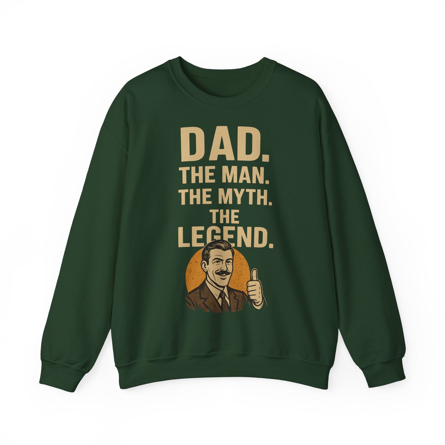 Sweatshirt – DAD. THE MAN. THE MYTH. THE LEGEND. - Sweatshirt für echte Legenden | True Insights Design mit Humor