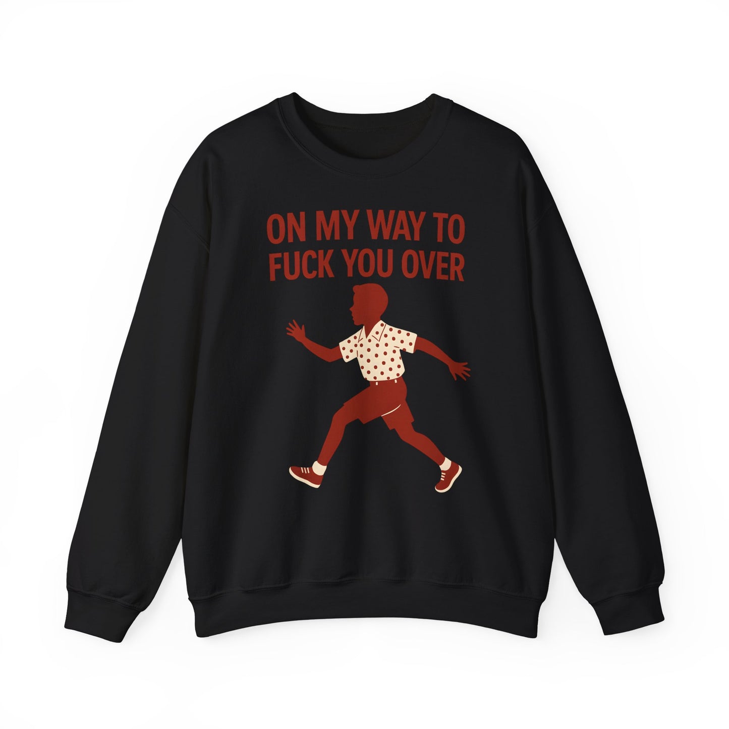 Sweatshirt – I Come to F*** You Over Sweatshirt – Provokantes Statement mit Humor | True Insights Design mit Humor