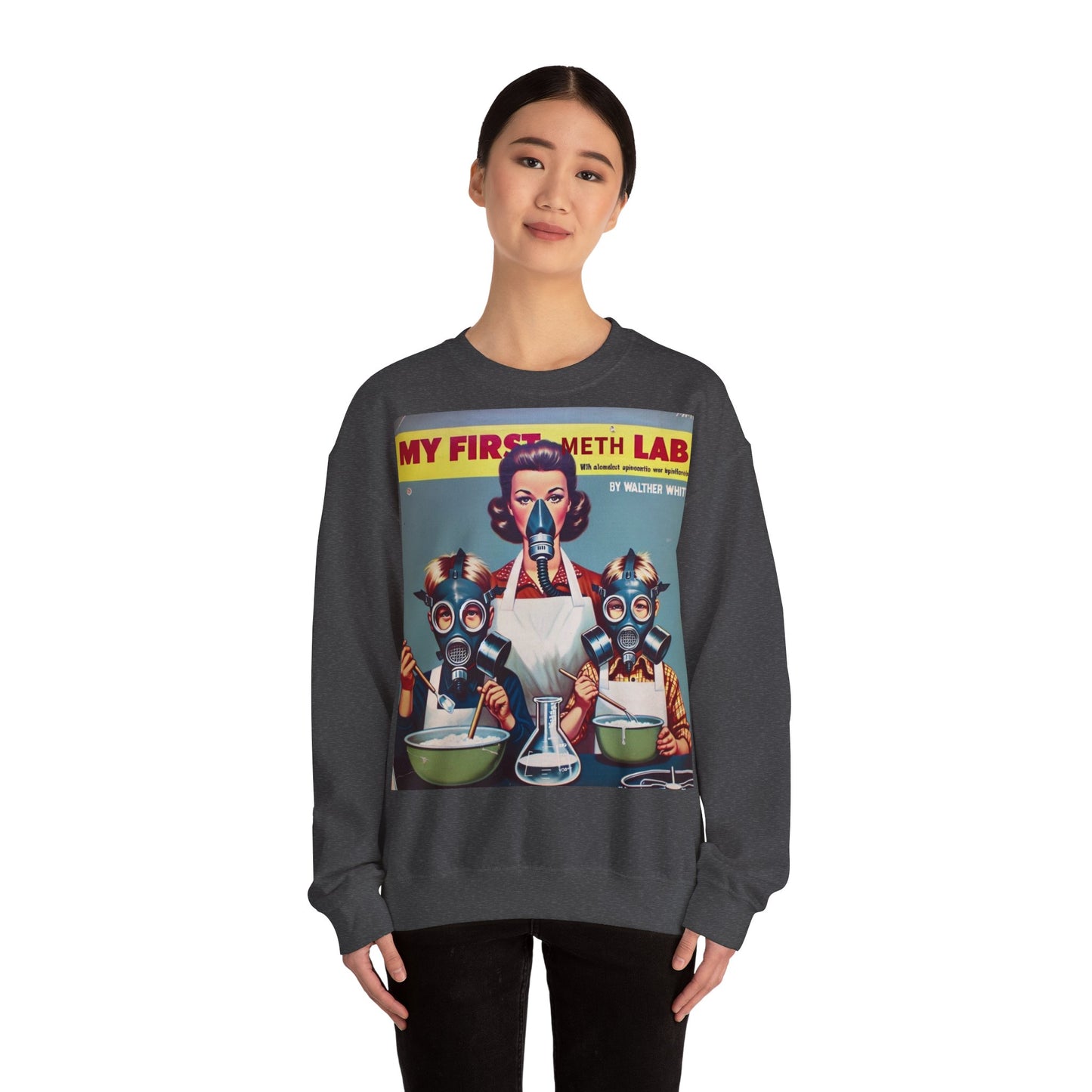 Sweatshirt – My First Meth Lab Sweatshirt | Lustiger Retro Pullover mit Satire-Print | Geschenk für Breaking Bad Fans & Dark Humor Lover | True Insights Design mit Humor