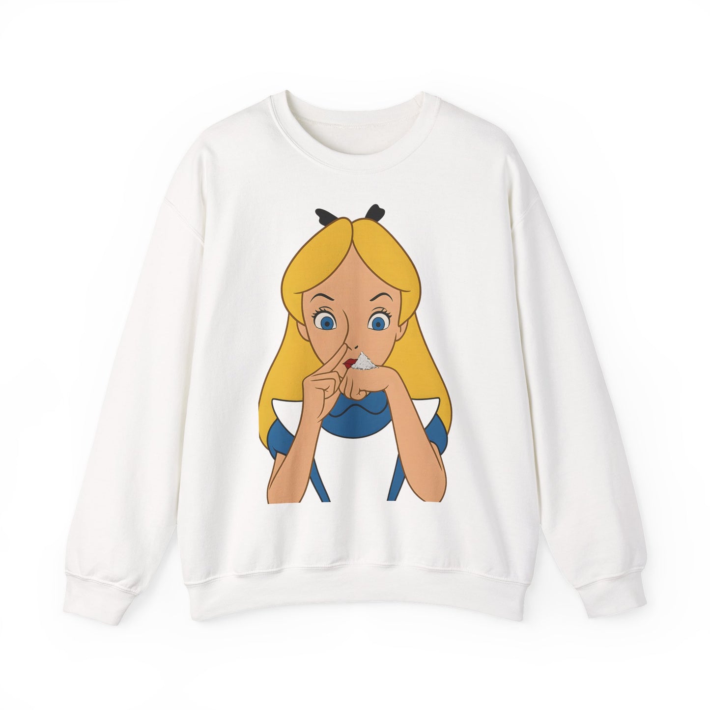 Sweatshirt – Satire Sweatshirt – "Alice im Rausch" Pop-Art Design | True Insights Design mit Humor