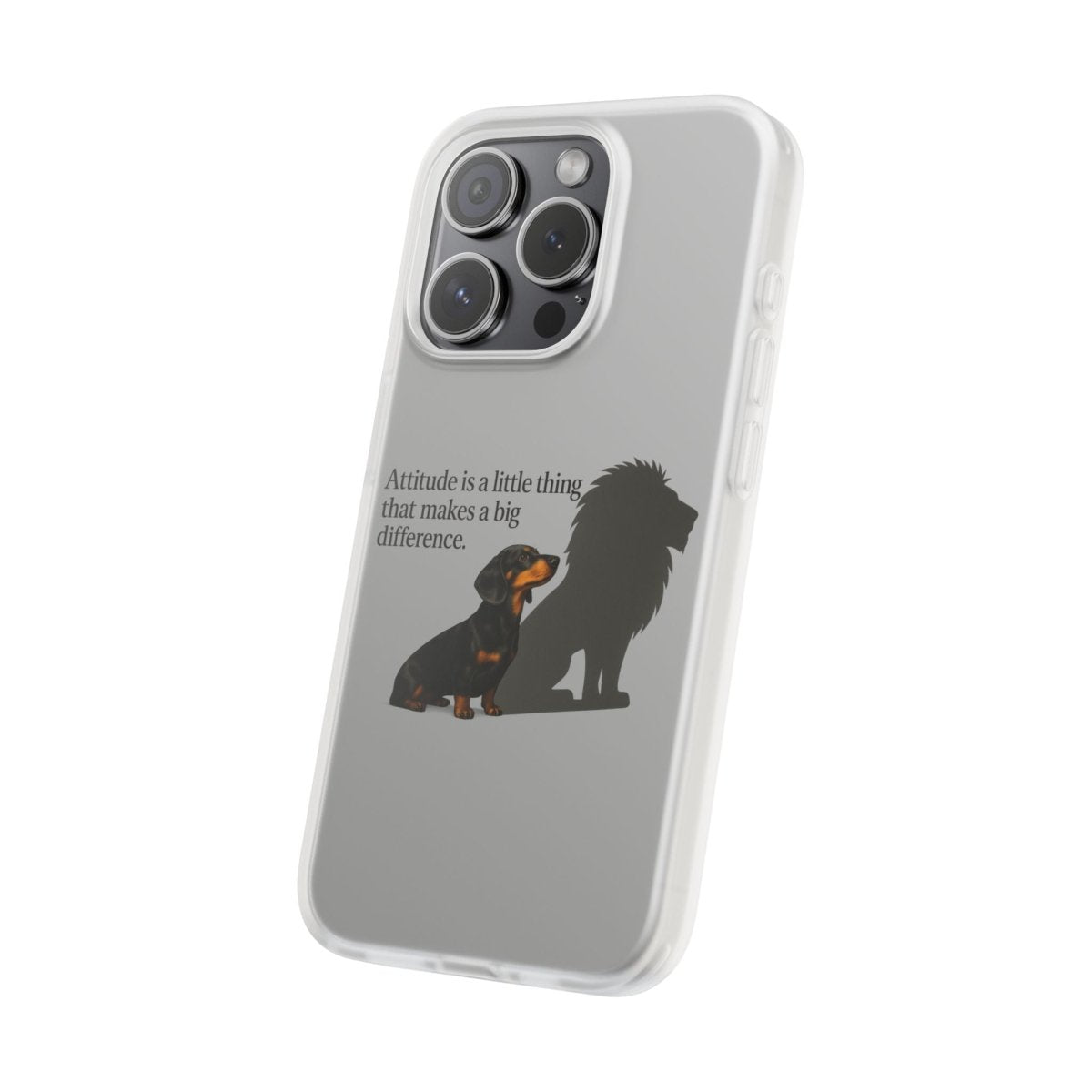 Dackel Löwenschatten – Handyhülle für innere Stärke-Phone Case-True Insights