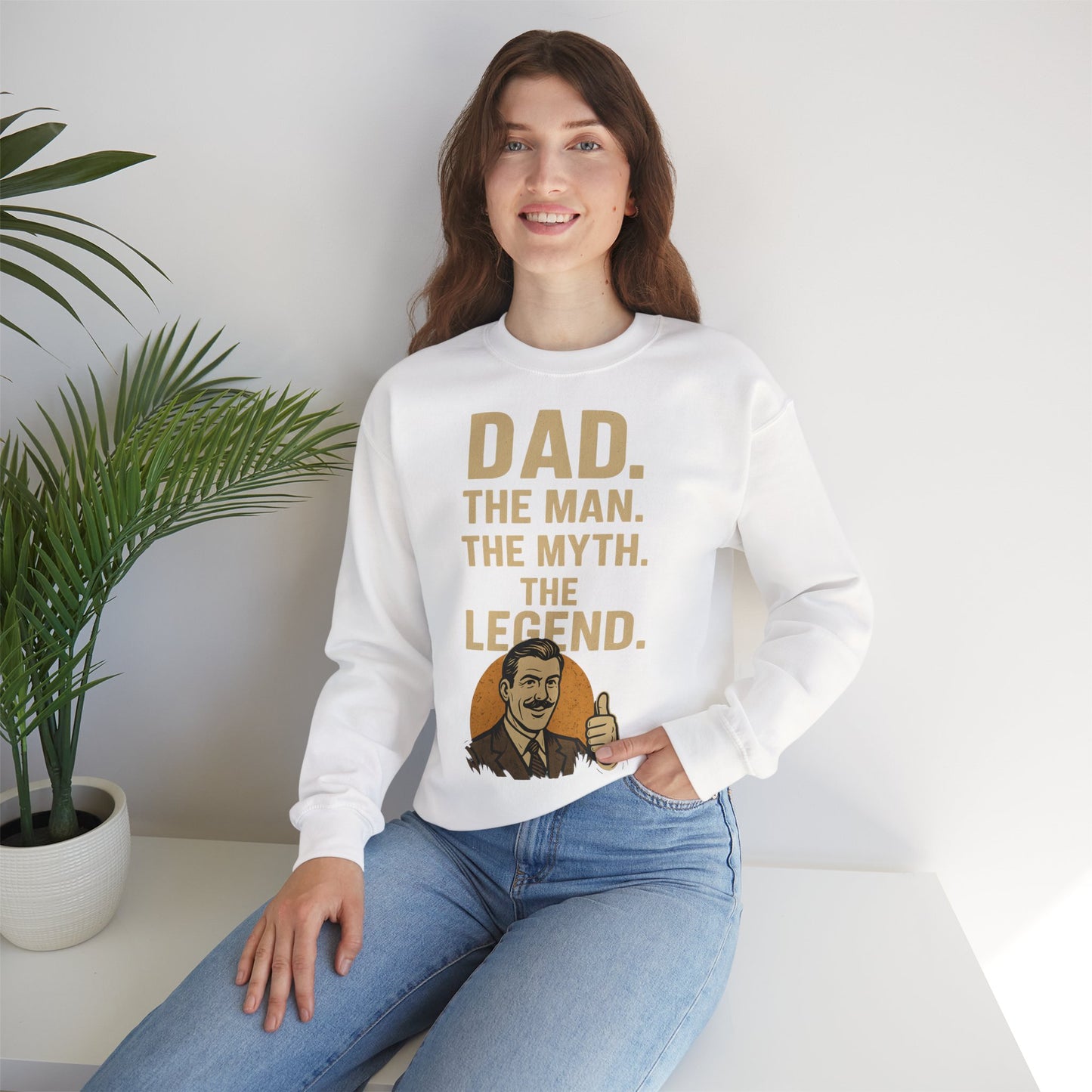 Sweatshirt – DAD. THE MAN. THE MYTH. THE LEGEND. - Sweatshirt für echte Legenden | True Insights Design mit Humor