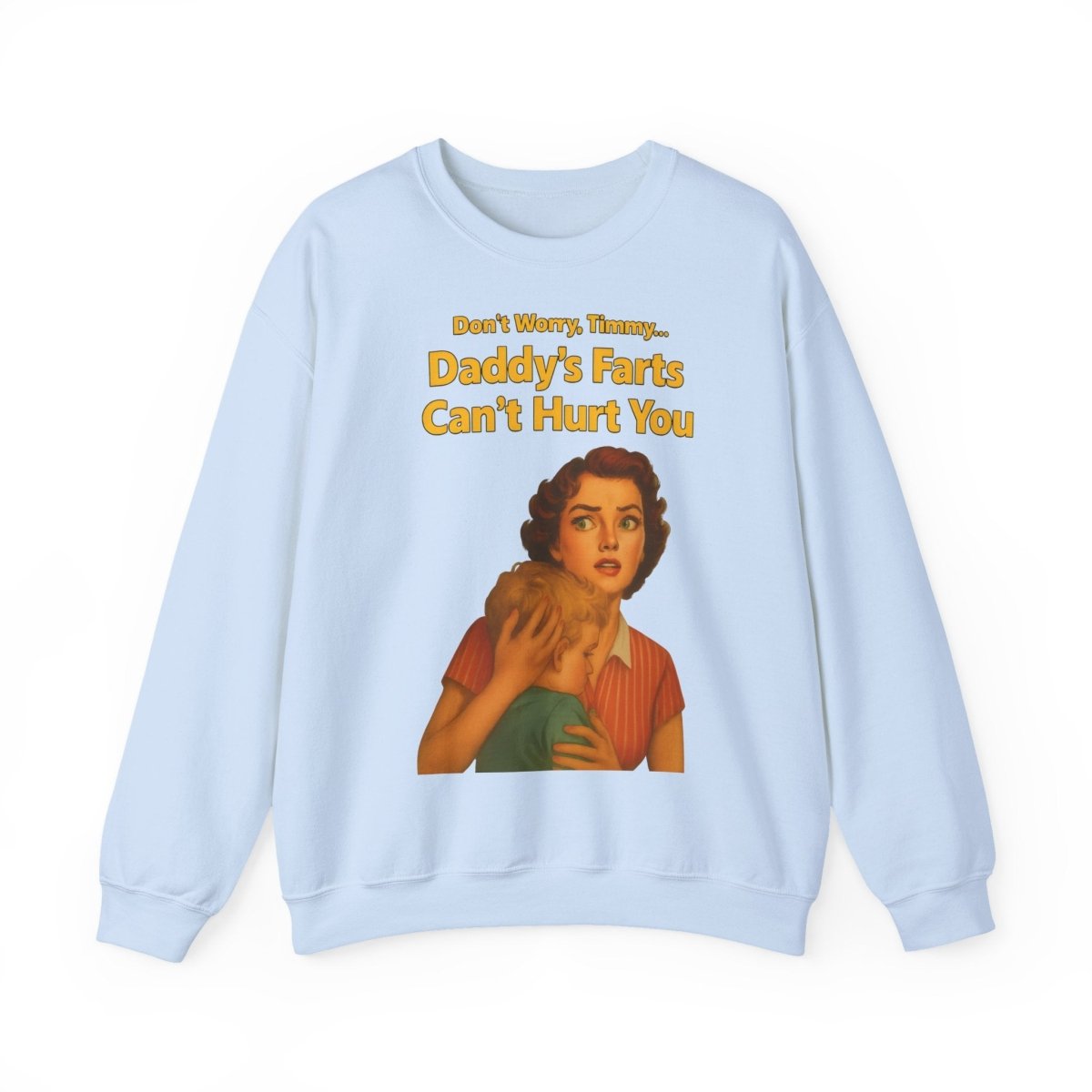 Sweatshirt – Daddy’s Farts – Satirisches Retro-Sweatshirt mit schwarzem Humor | True Insights Design mit Humor