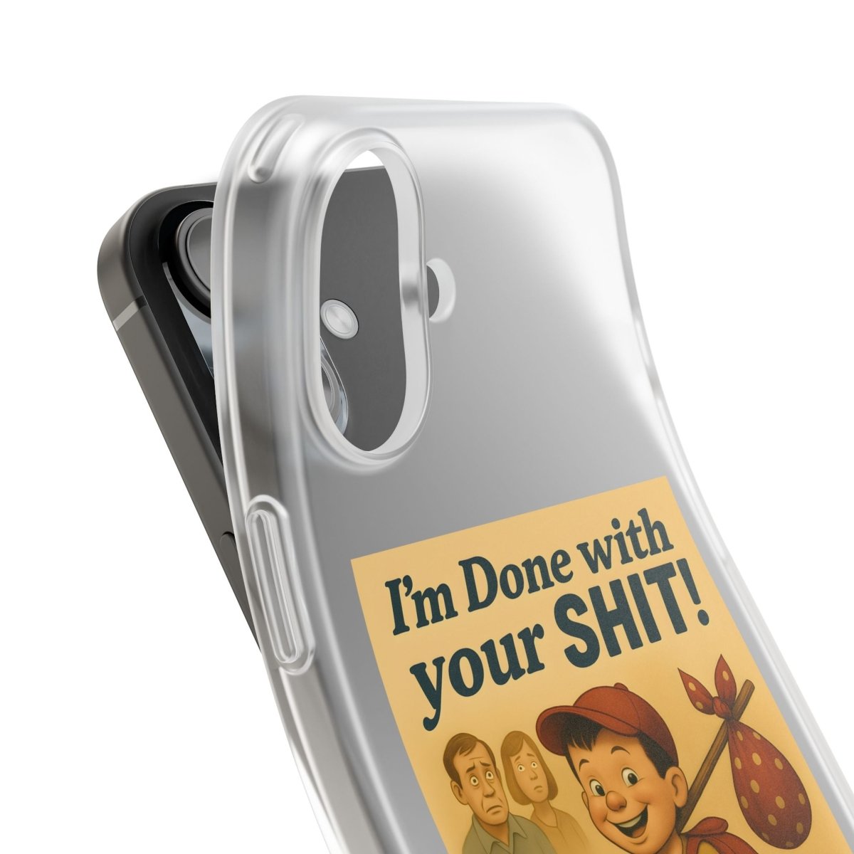 Done With Your Shit – Satirische Handyhülle für coole Kids-Phone Case-True Insights