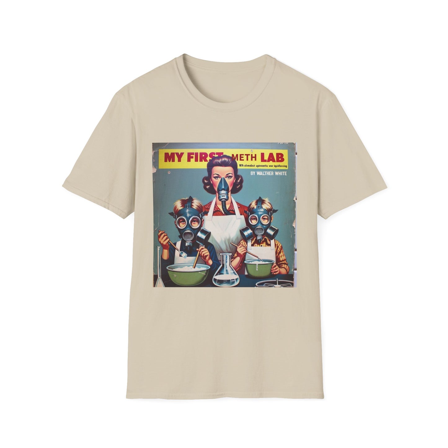 Retro My First Meth Lab T-Shirt - Front Style – Freches Satire-Design für mutige Statements | True Insights