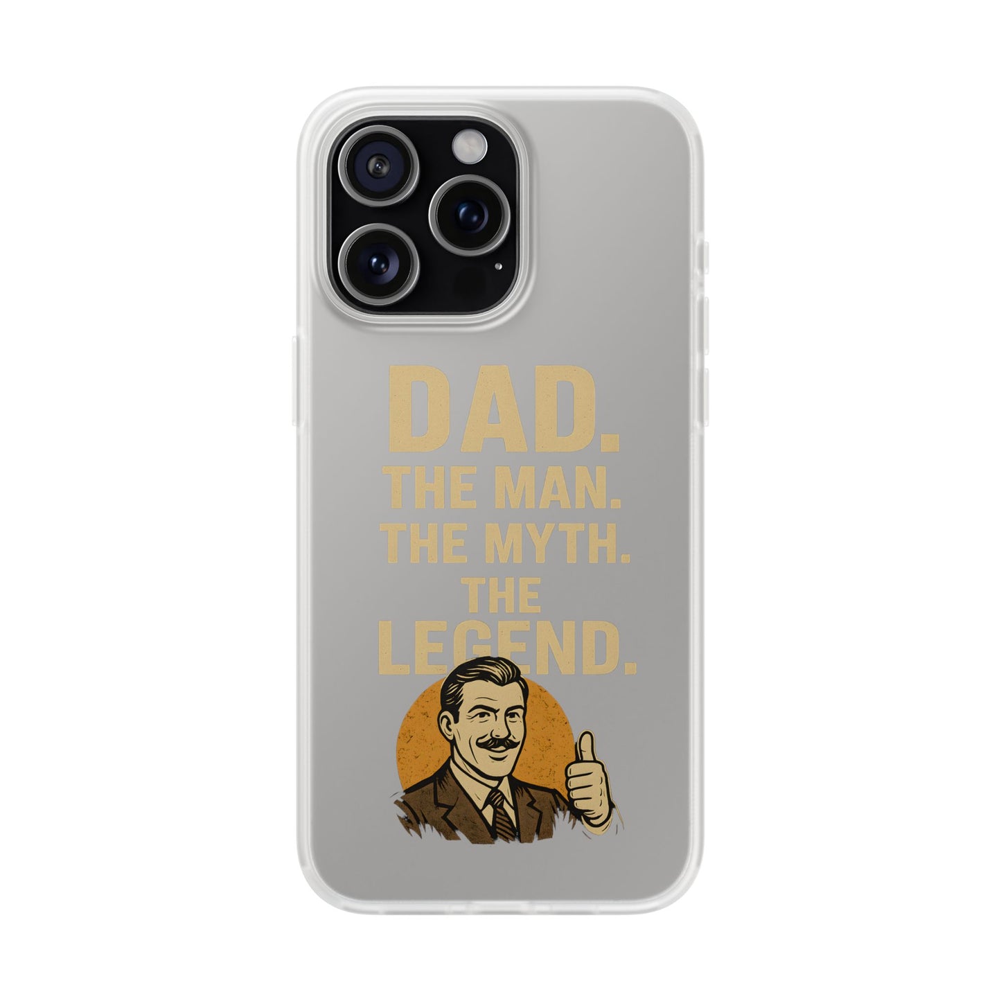 Papa Handyhülle – DAD. THE MAN. THE MYTH. THE LEGEND. – Geschenk für Väter – Retro Design-Phone Case-True Insights