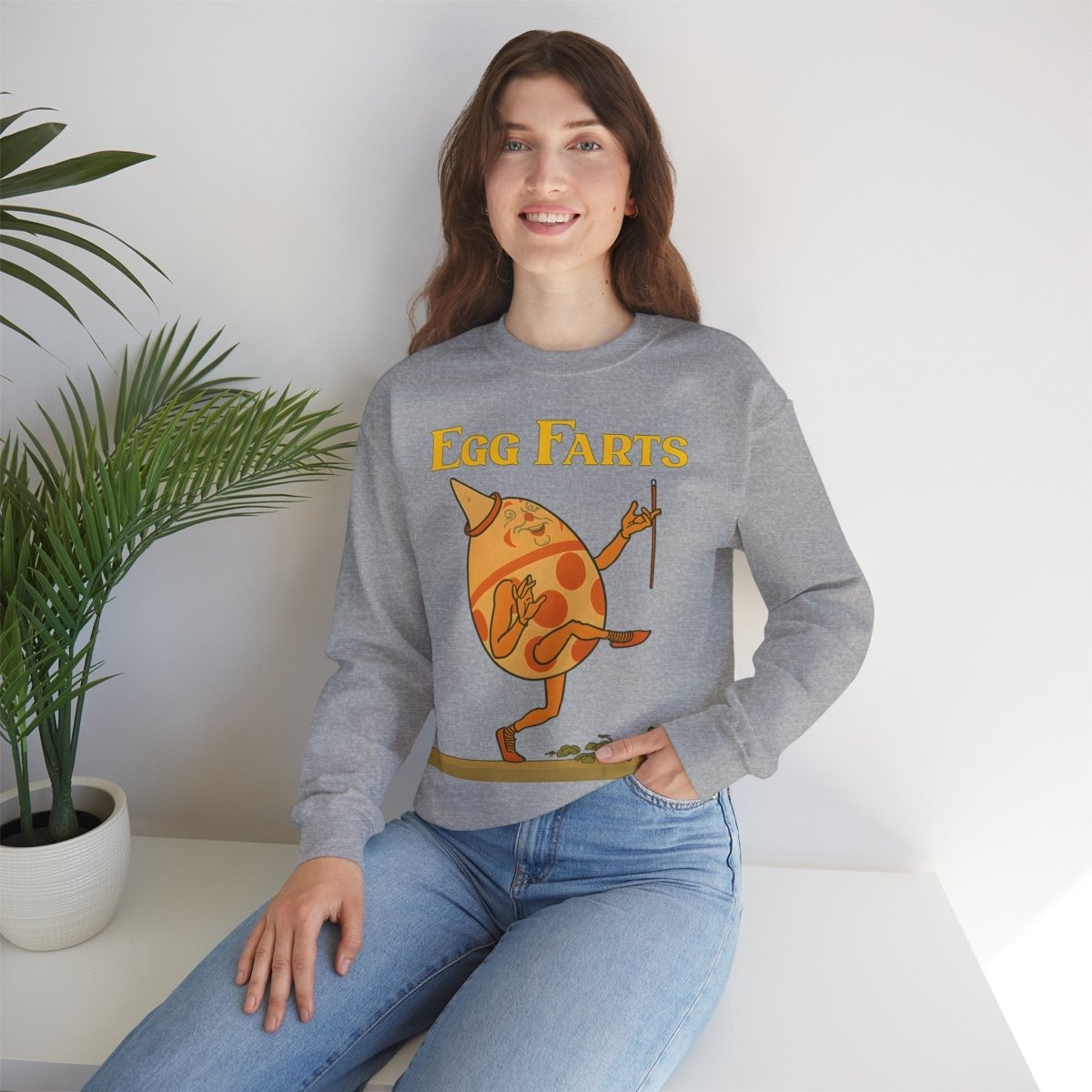 Sweatshirt – Egg Farts – Surreale Eleganz mit einem Hauch Absurdität | True Insights Design mit Humor