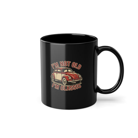 VW Käfer Tasse – Oldtimer Kaffeetasse Auto Geschenk Klassiker