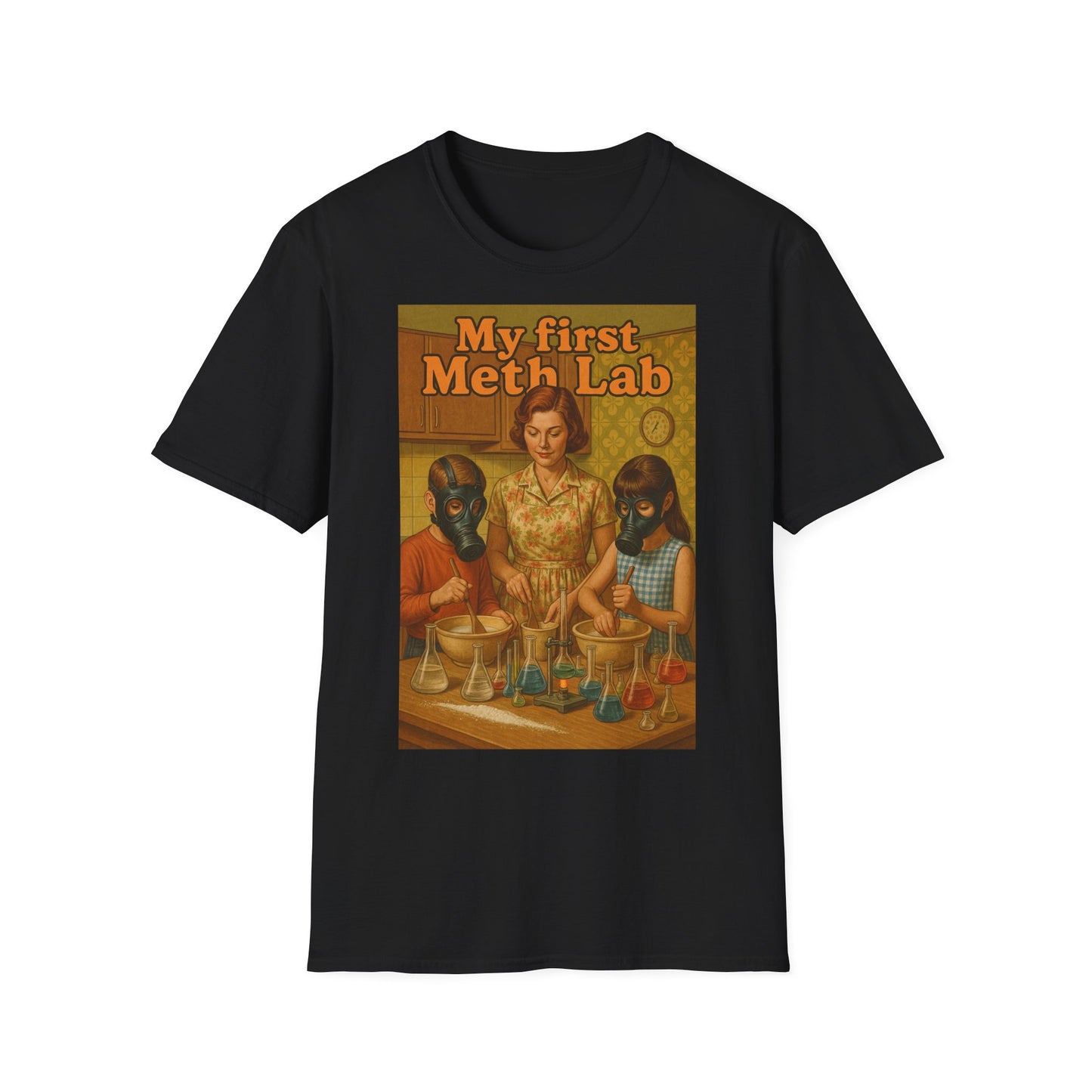 Retro My First Meth Lab T-Shirt - Family Cooking