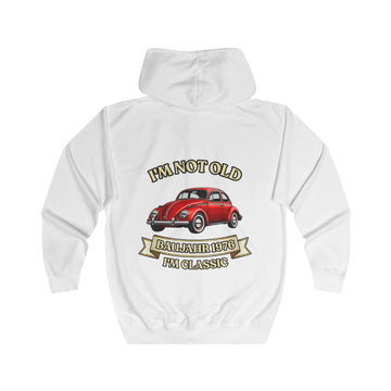 Jahrgang 1976 Zip-Hoodie – Geschenk zum 50. Geburtstag | VW Käfer