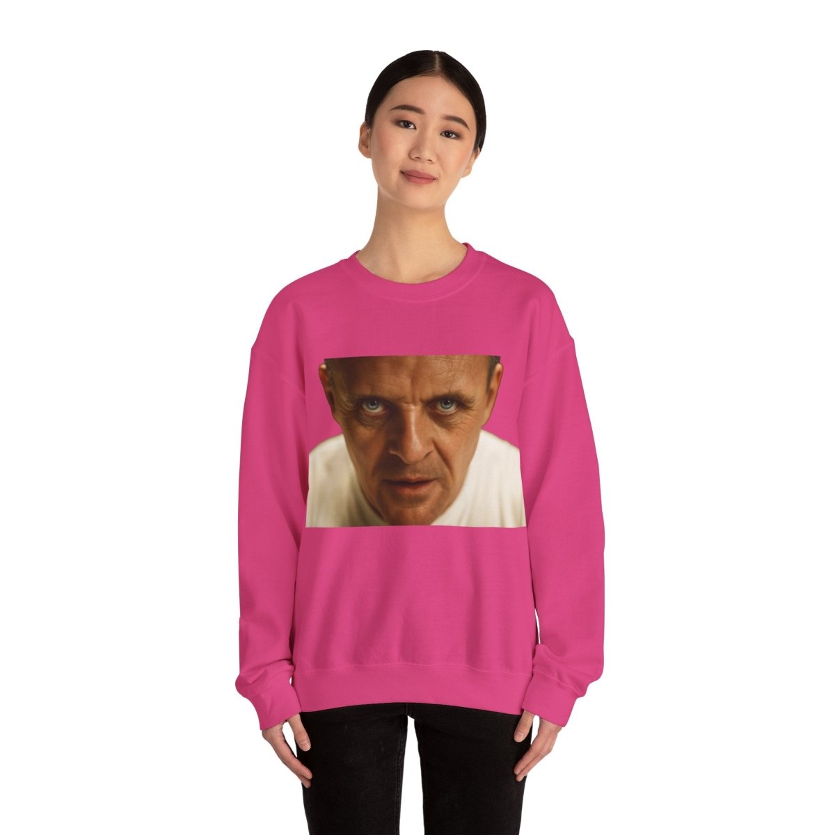 Sweatshirt – Intensivblick – Kultfilm-Sweatshirt mit ikonischem Motiv | Für Thriller-Fans & Satire-Liebhaber | True Insights Design mit Humor