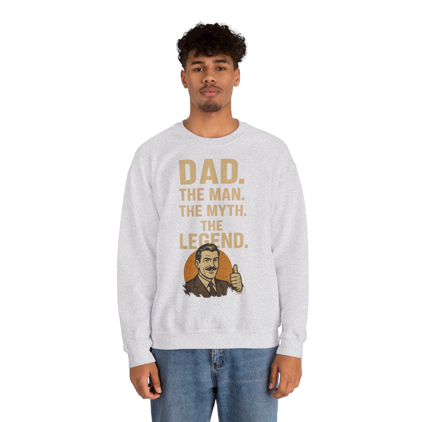 Sweatshirt – DAD. THE MAN. THE MYTH. THE LEGEND. - Sweatshirt für echte Legenden | True Insights Design mit Humor