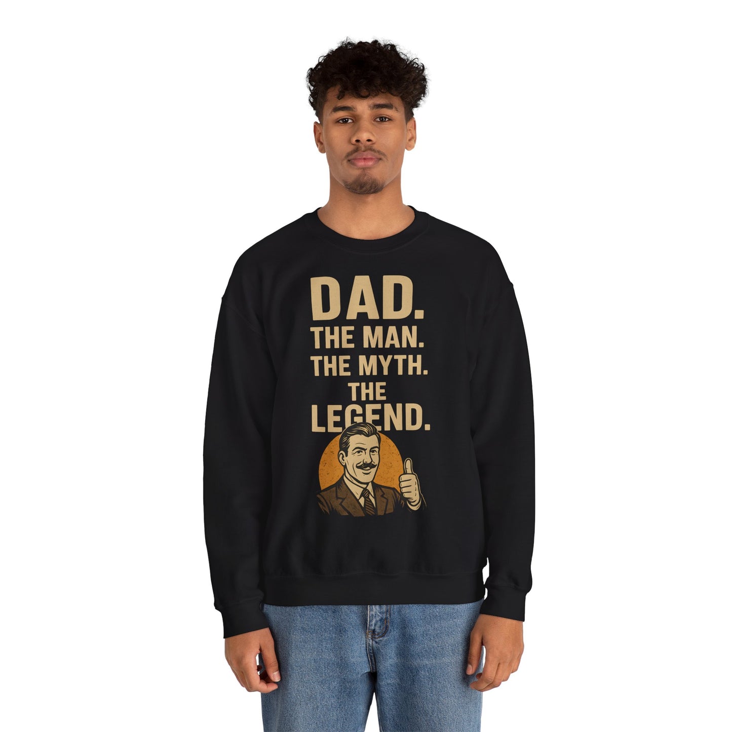 Sweatshirt – DAD. THE MAN. THE MYTH. THE LEGEND. - Sweatshirt für echte Legenden | True Insights Design mit Humor