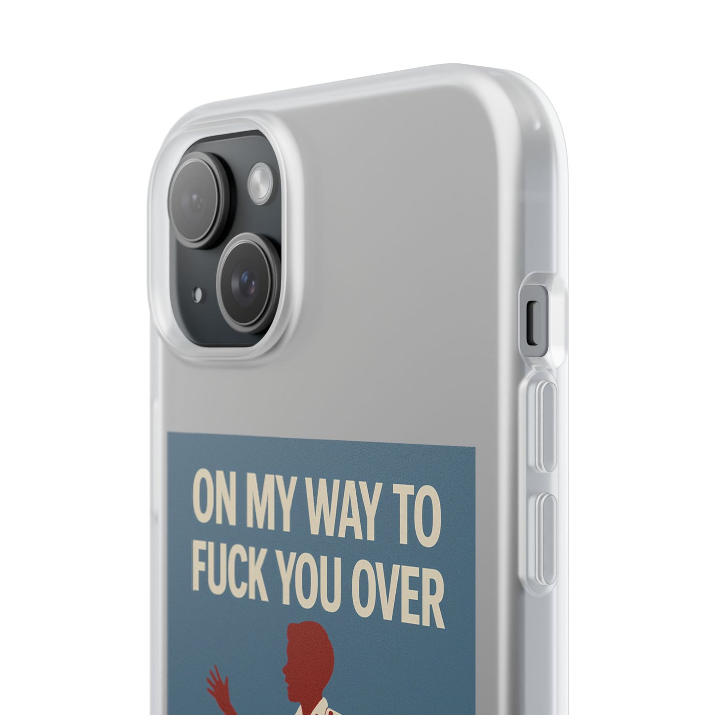 Sarkastische Handyhülle – „On my way to f*ck you over“ | Retro-Rennkind mit Punch-Phone Case-True Insights