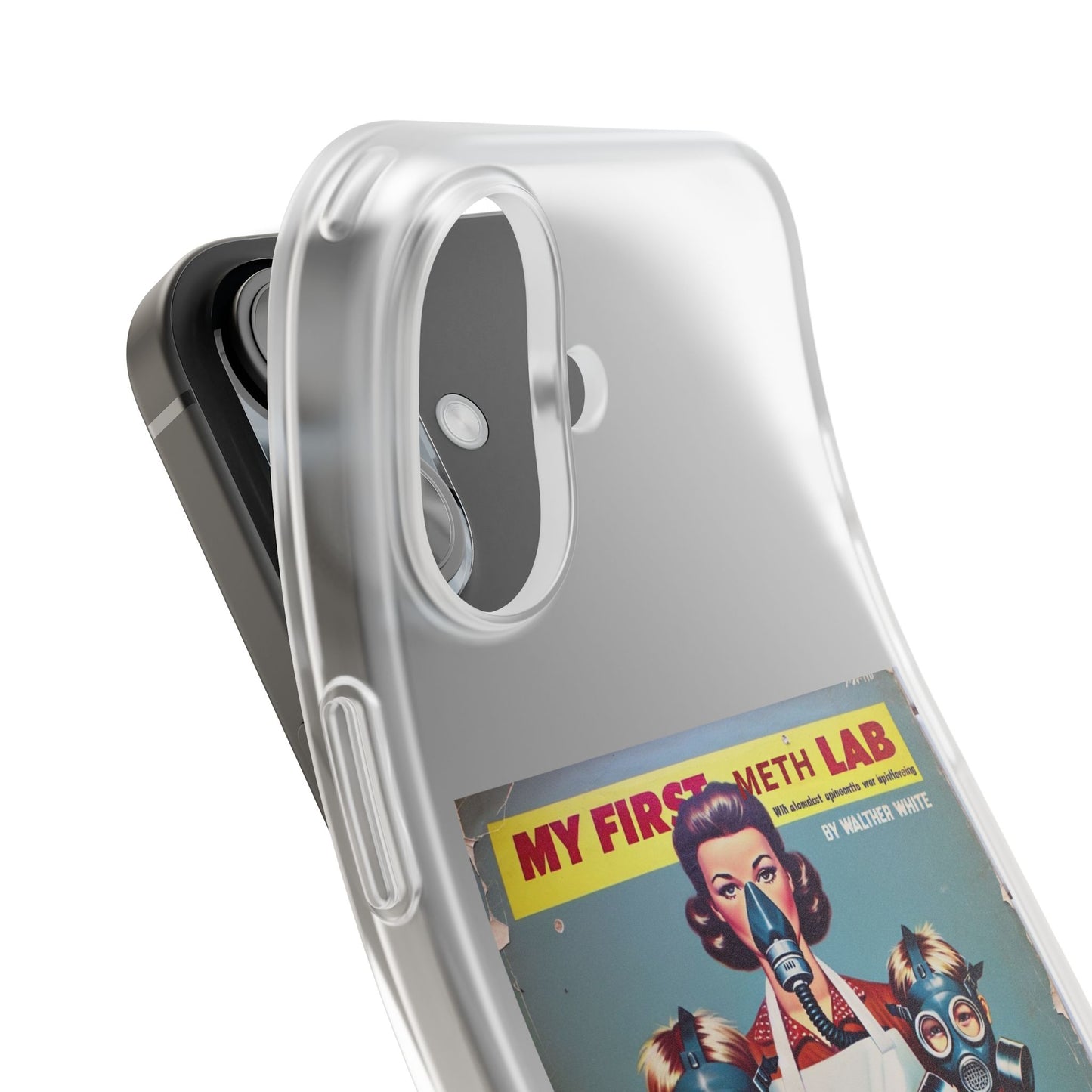 „My First Meth Lab“ Handyhülle – Schwarzer Humor im Retro-Look-Phone Case-True Insights