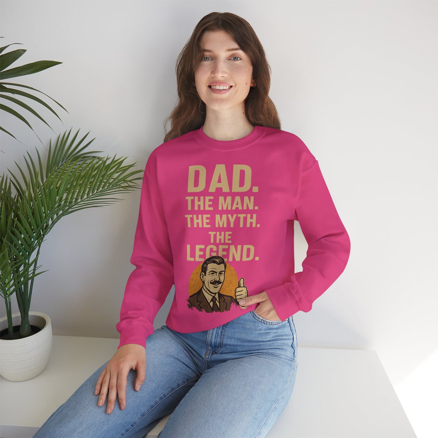 Sweatshirt – DAD. THE MAN. THE MYTH. THE LEGEND. - Sweatshirt für echte Legenden | True Insights Design mit Humor