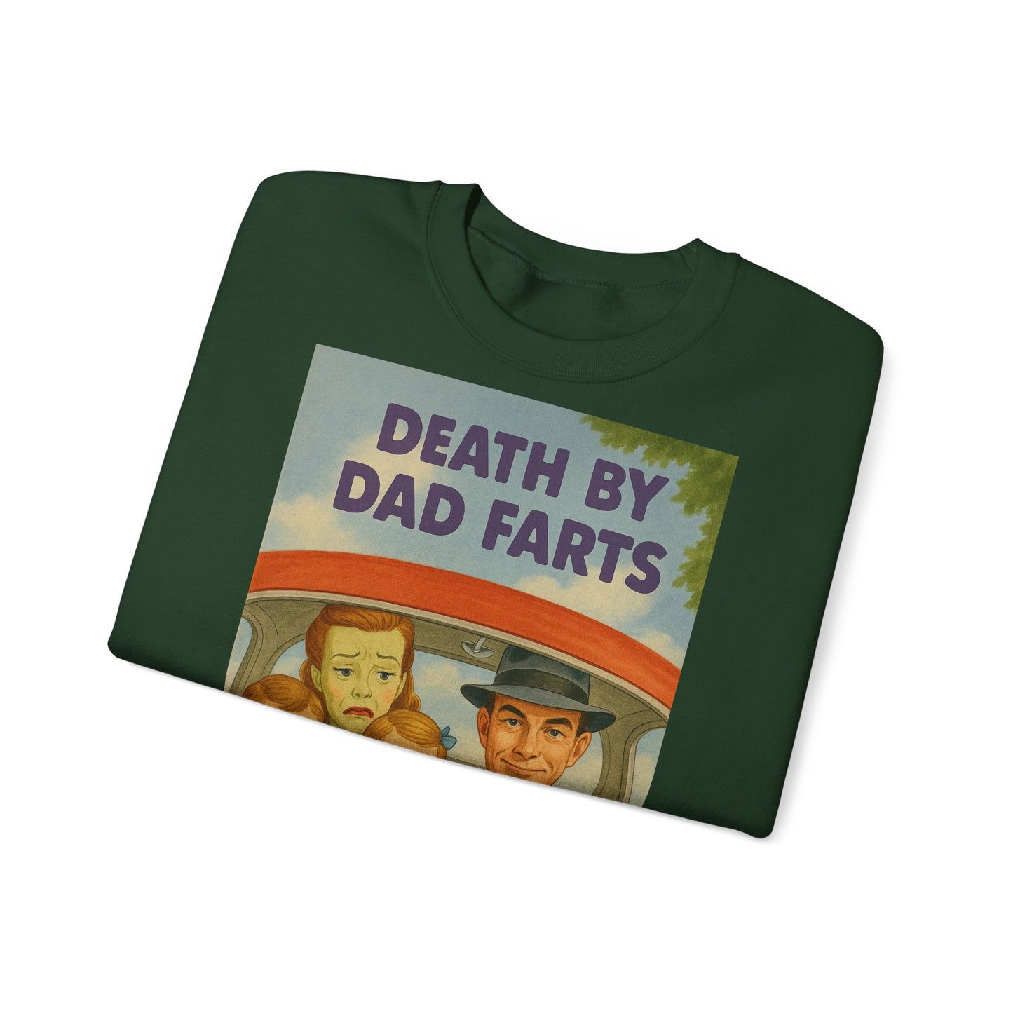 Sweatshirt – Dead by Dad Farts Sweatshirt – Lustiges Geschenk für Familien mit Humor | True Insights Design mit Humor