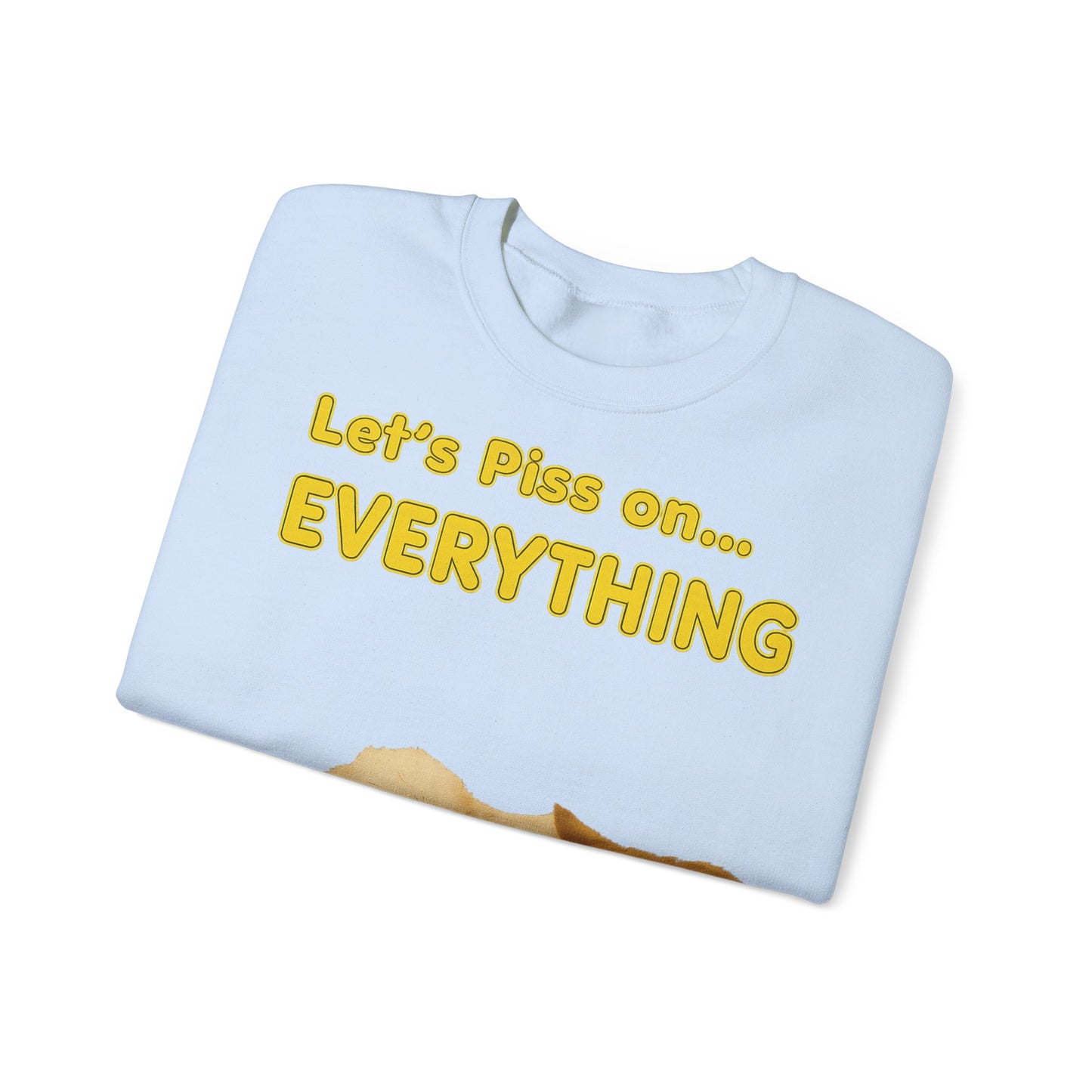 Vintage Motiv – Let’s Piss on Everything – Satirisches Sweatshirt mit Hund & Katze | True Insights Design mit Humor