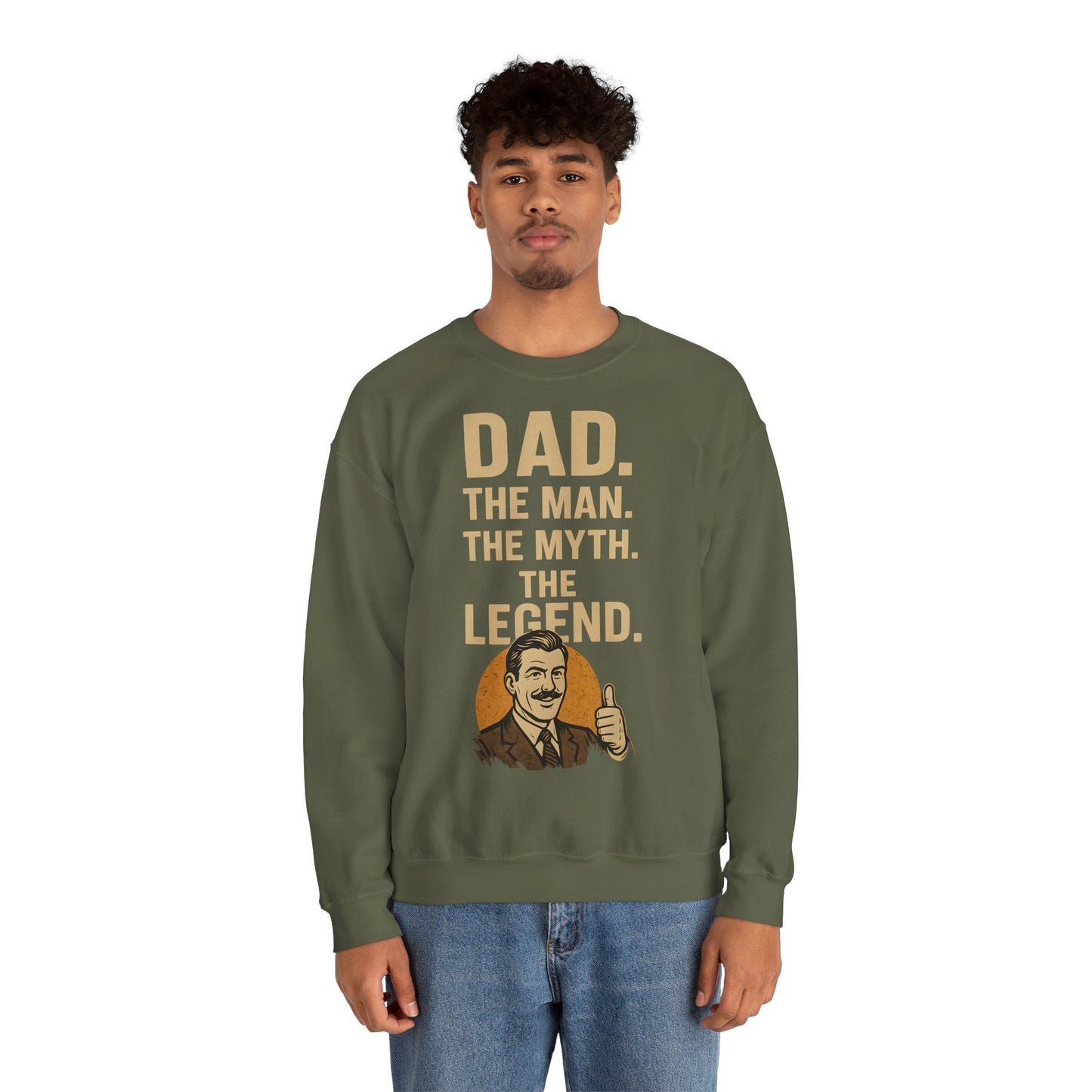 Sweatshirt – DAD. THE MAN. THE MYTH. THE LEGEND. - Sweatshirt für echte Legenden | True Insights Design mit Humor