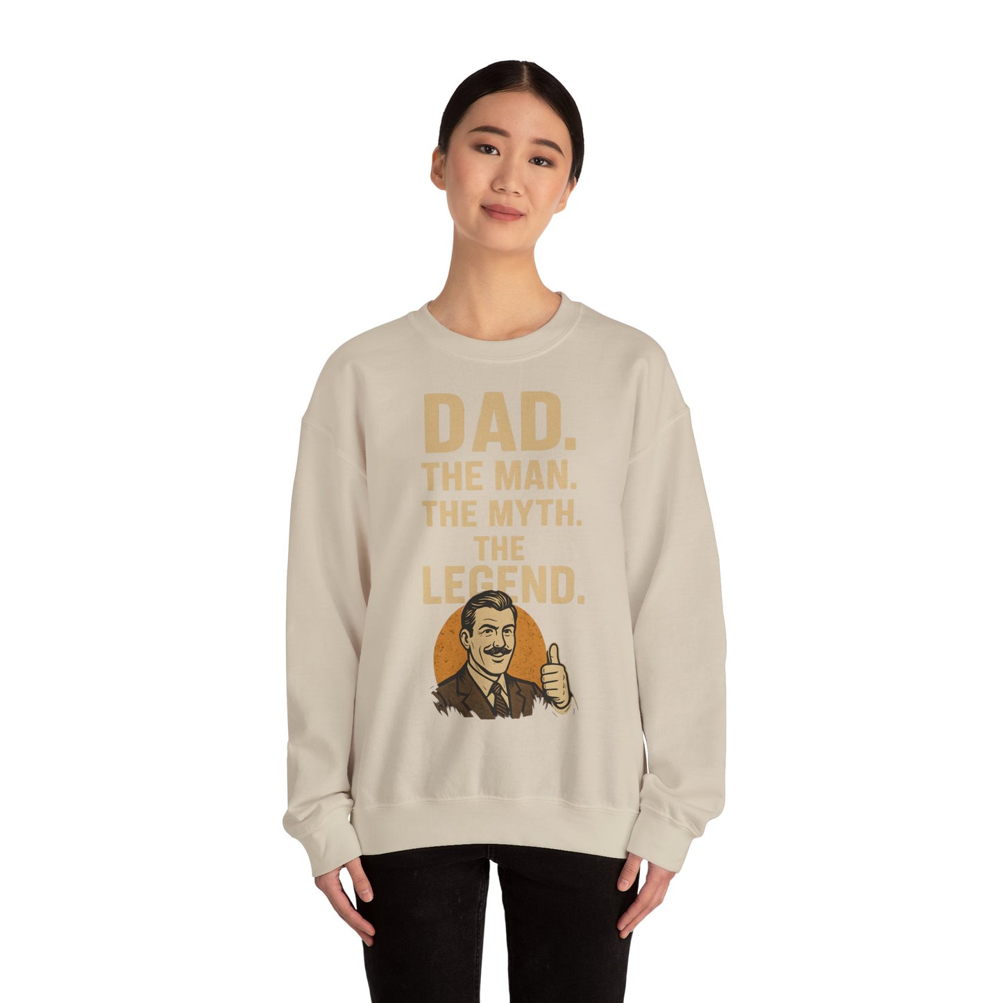 Sweatshirt – DAD. THE MAN. THE MYTH. THE LEGEND. - Sweatshirt für echte Legenden | True Insights Design mit Humor