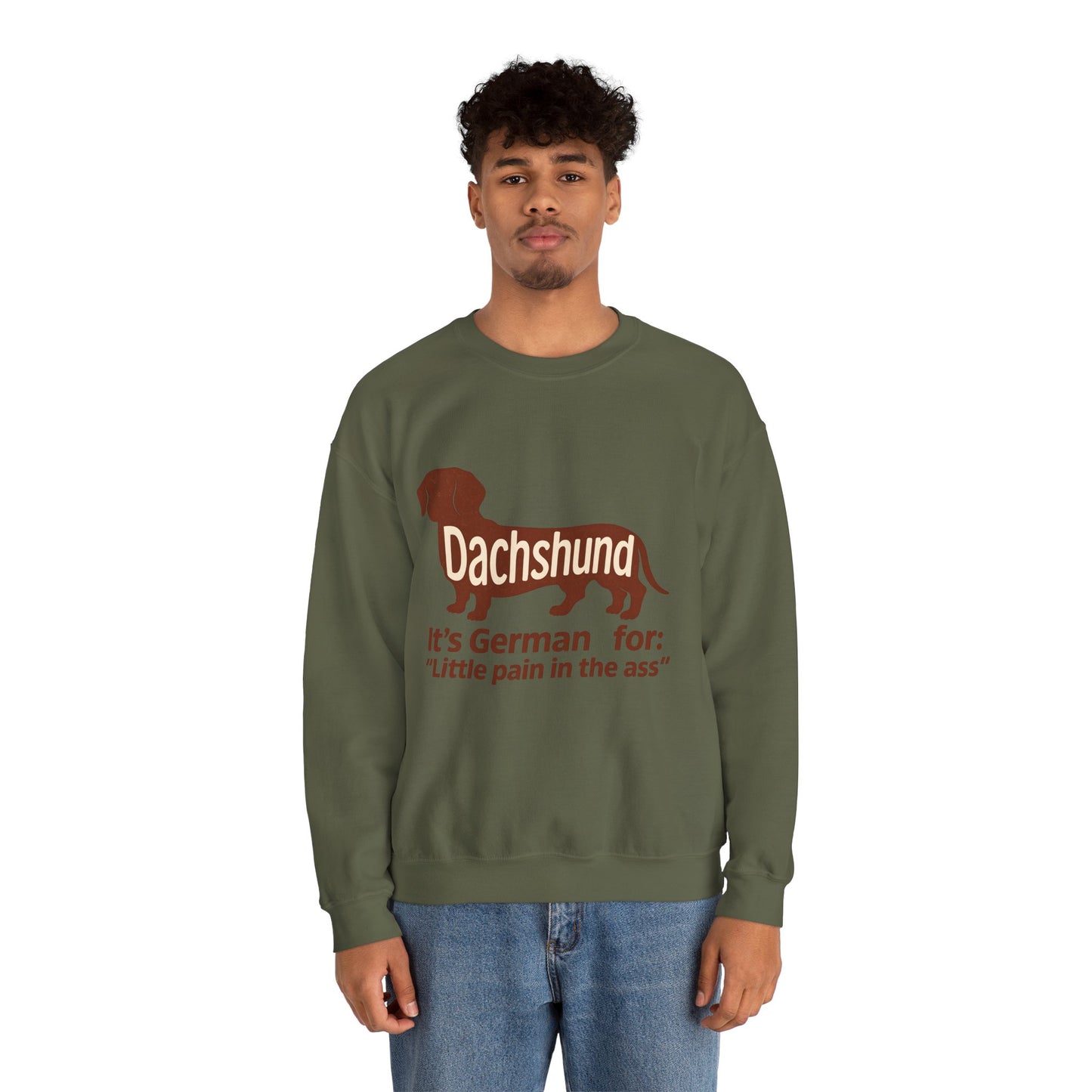Dackel-Humor für Kenner: Sweatshirt mit frechem Spruch und kultigem Design – ideal für Hundefreunde mit Ironie. – Lustiges Sweatshirt | True Insights – Bild 42