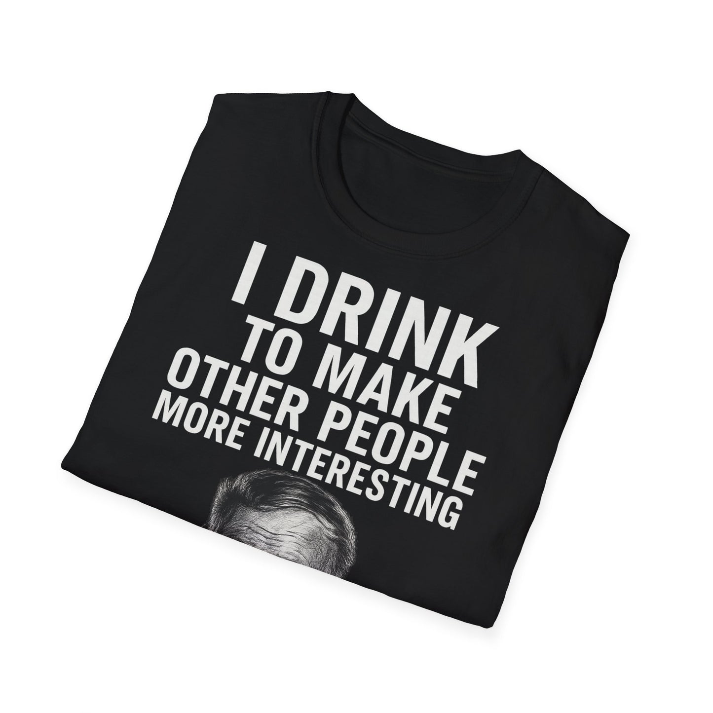 „I drink to make other people more interesting.“ no Background – Ernest Hemingway