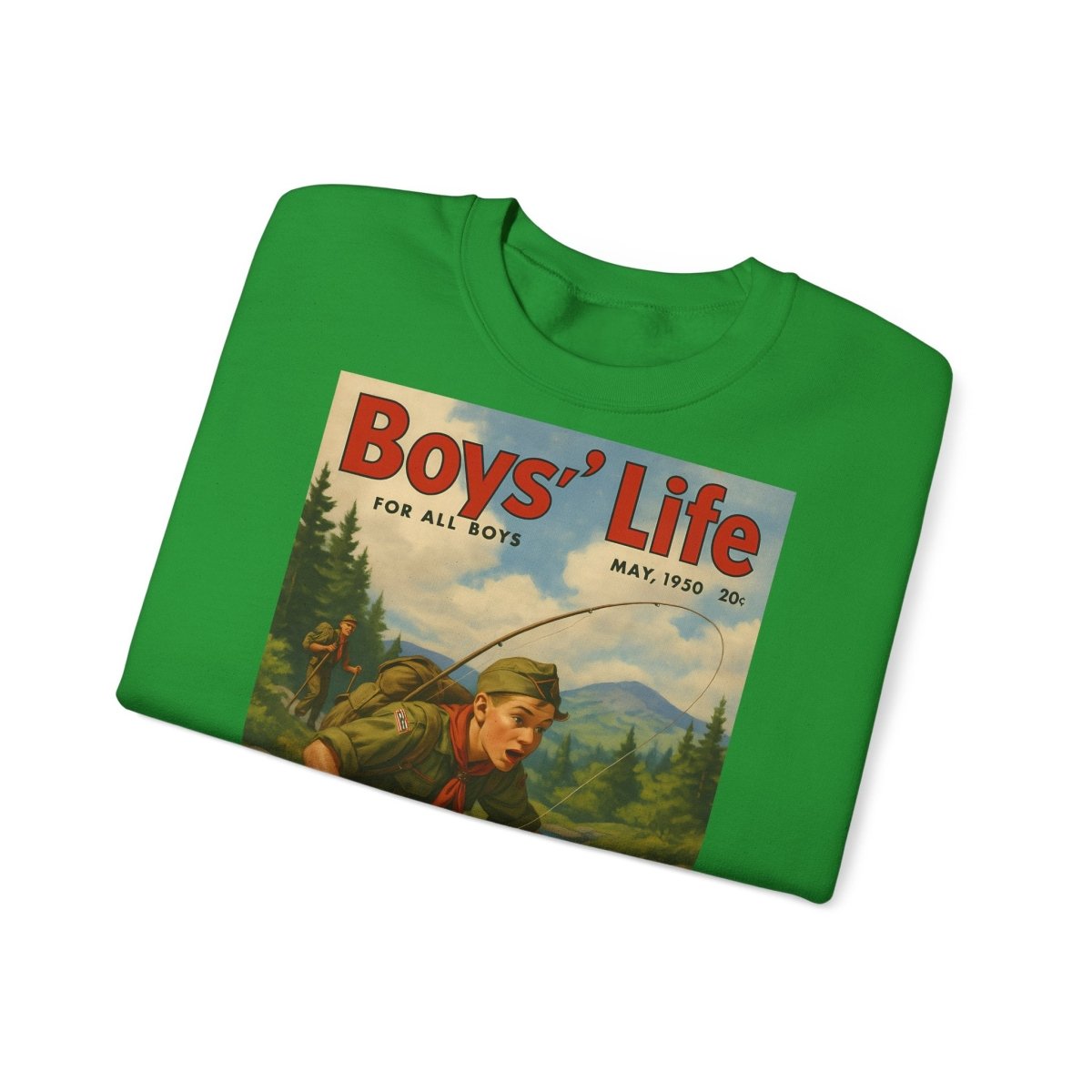 Vintage Motiv – Vintage „Boys’ Life“ Sweatshirt – Retro Pfadfinder-Motiv von 1950 | True Insights Design mit Humor