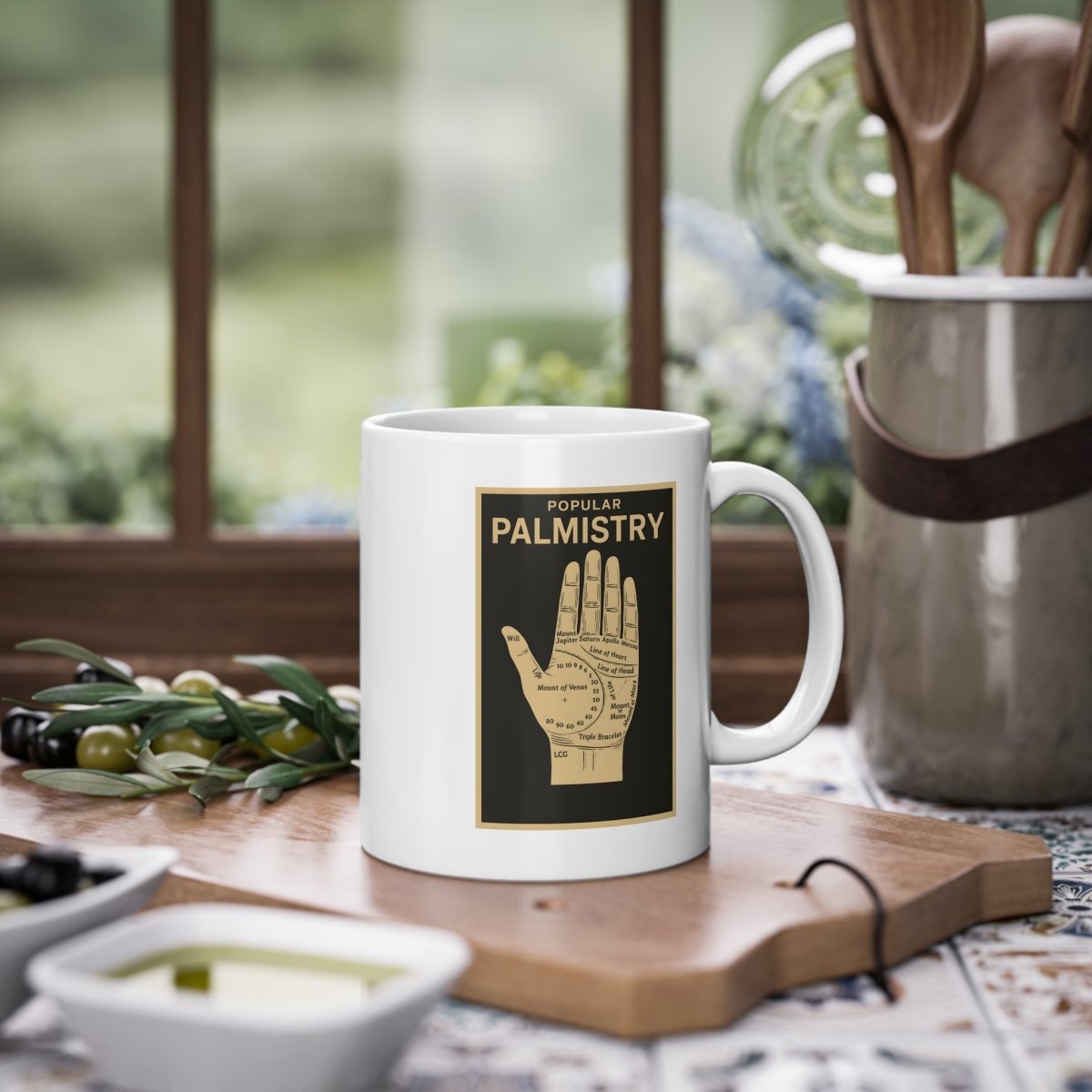 Vintage Motiv – Popular Palmistry – Tasse | True Insights Design mit Humor