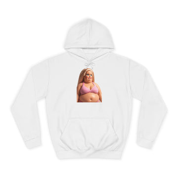 Genervte Blondine Hoodie – Lustiges Statement-Motiv mit Bikini-Puppe