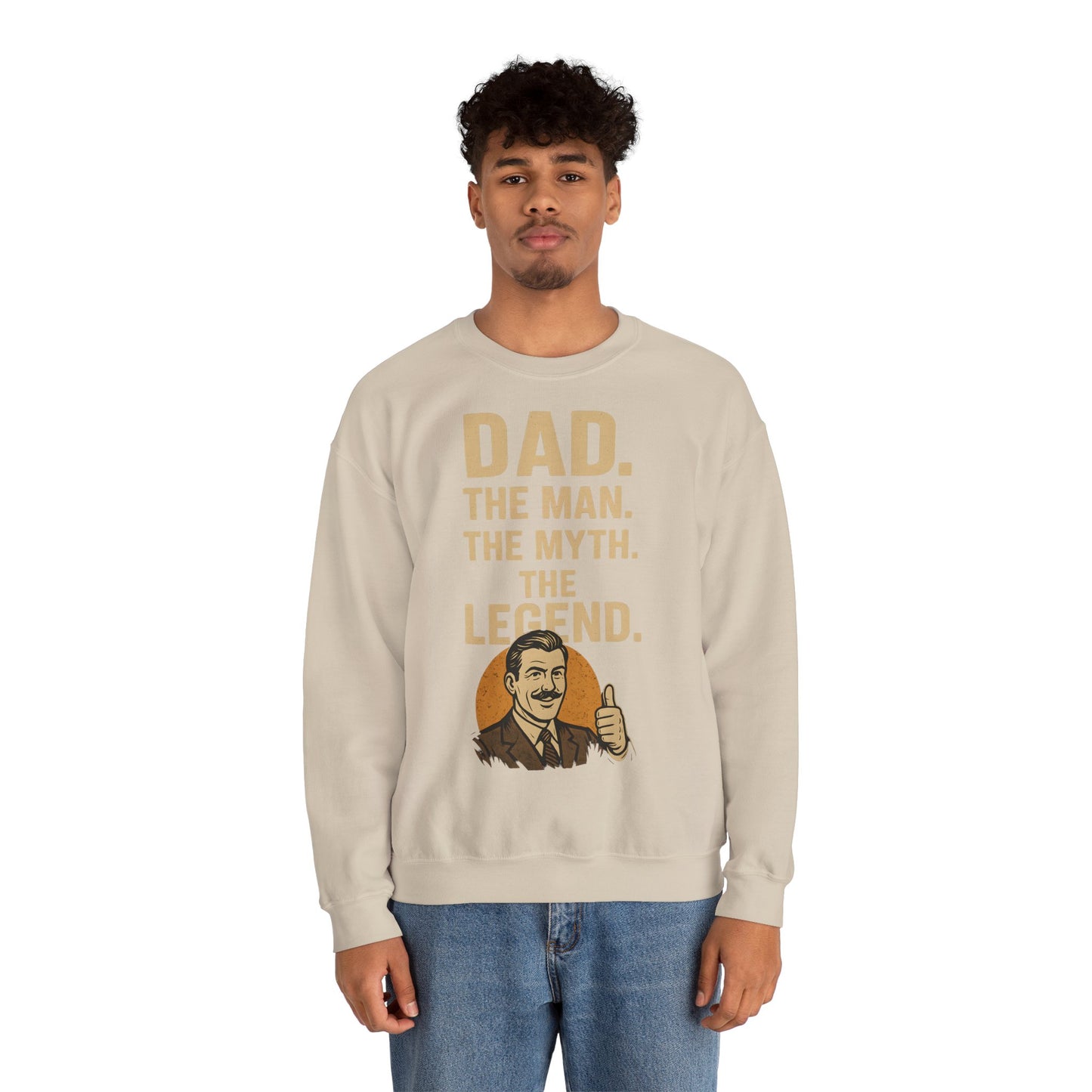 Sweatshirt – DAD. THE MAN. THE MYTH. THE LEGEND. - Sweatshirt für echte Legenden | True Insights Design mit Humor