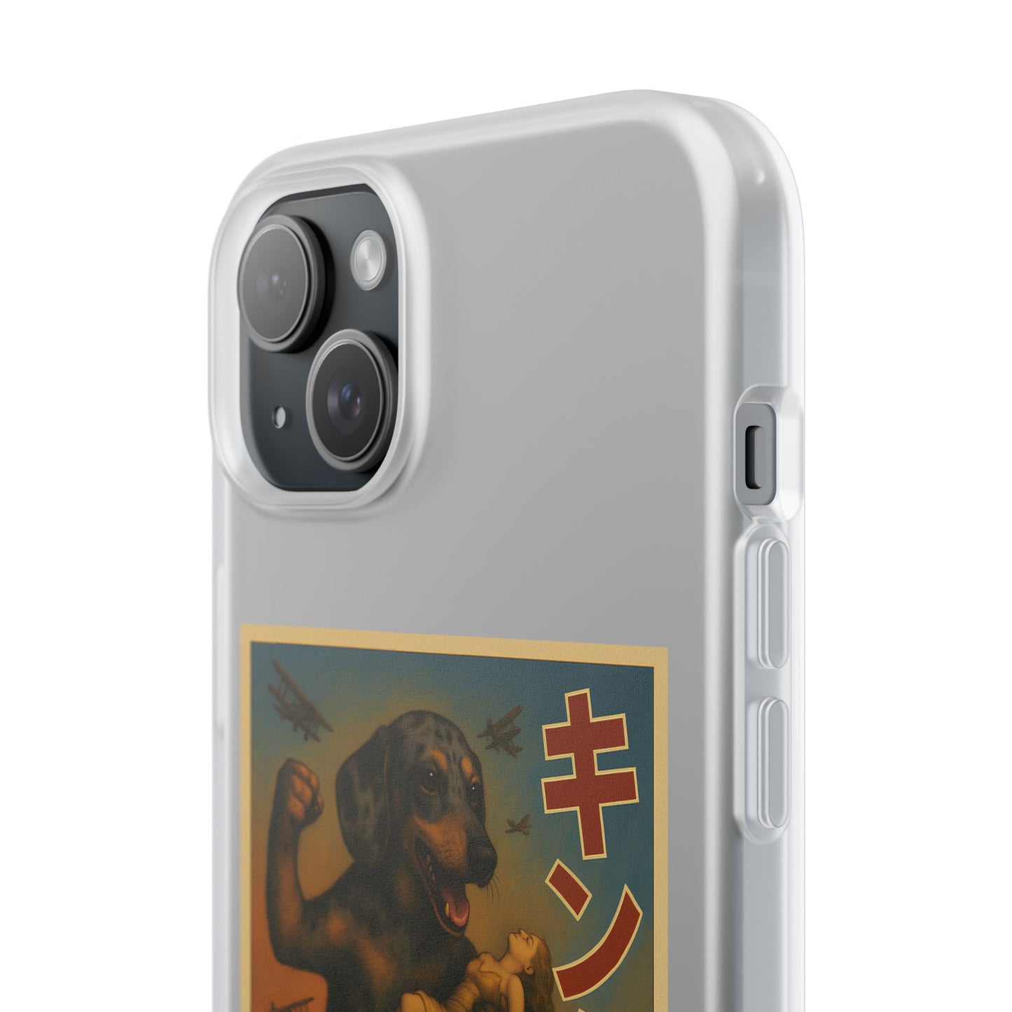Dackel Handyhülle – King Kong Parodie | Retro Design für Hundefans & Filmnerds – Lustiges Phone Case | True Insights – Bild 22