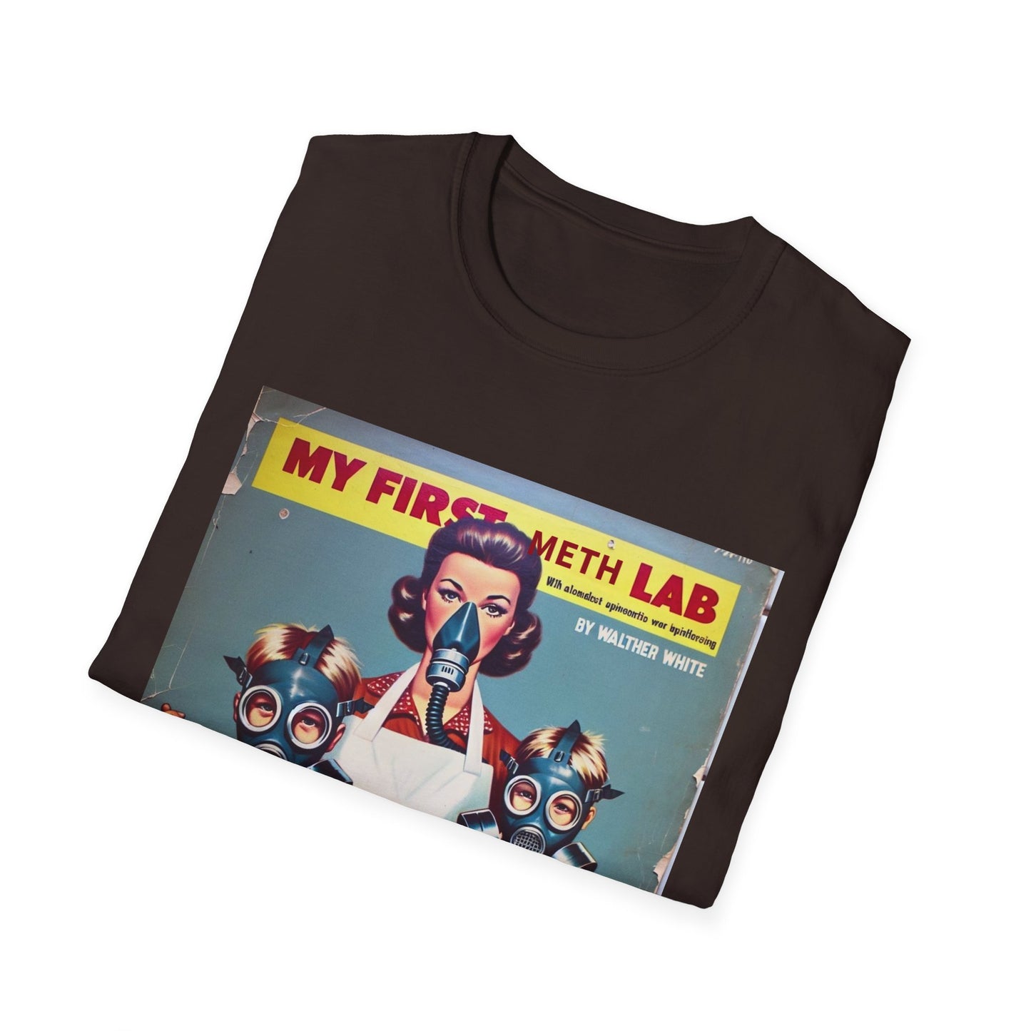 Retro My First Meth Lab T-Shirt - Front Style – Freches Satire-Design für mutige Statements | True Insights
