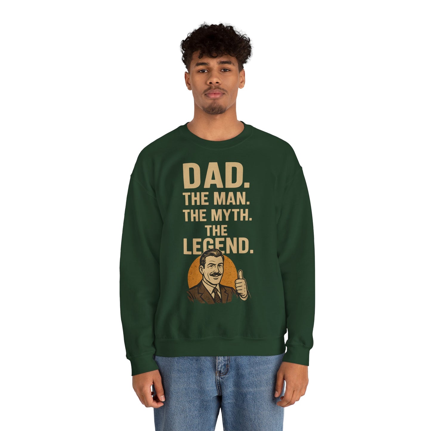 Sweatshirt – DAD. THE MAN. THE MYTH. THE LEGEND. - Sweatshirt für echte Legenden | True Insights Design mit Humor